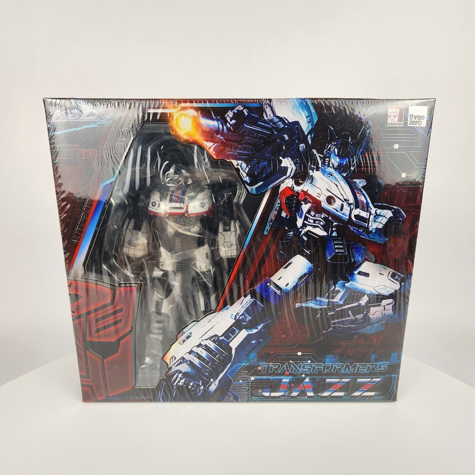 Transformers MDLX Jazz Action Figure Threezero Sealed New 6in
