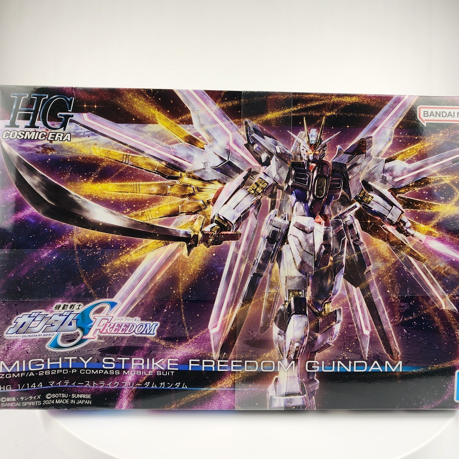 Bandai HG Mighty Strike Freedom Gundam 1/144 Model Kit SEED Freedom