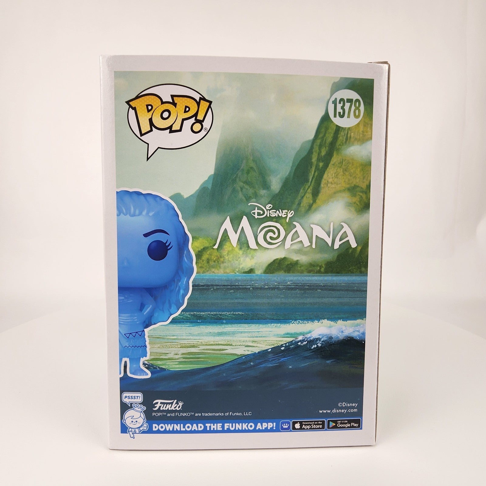 Funko Pop! Disney Moana #1378 Moana (Translucent Blue) EE Exclusive New