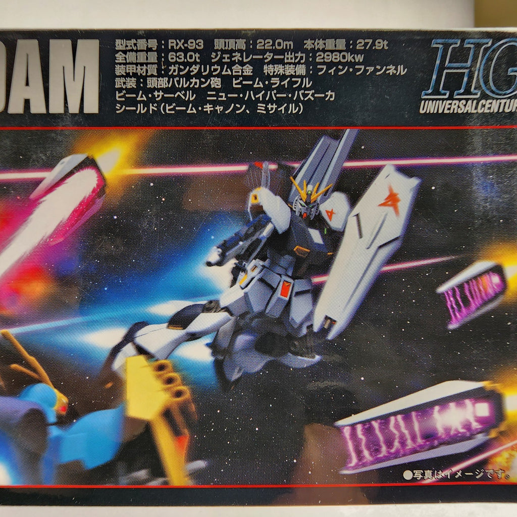Bandai HGUC #86 RX-93 Nu Gundam 1/144 Model Kit Char’s Counterattack