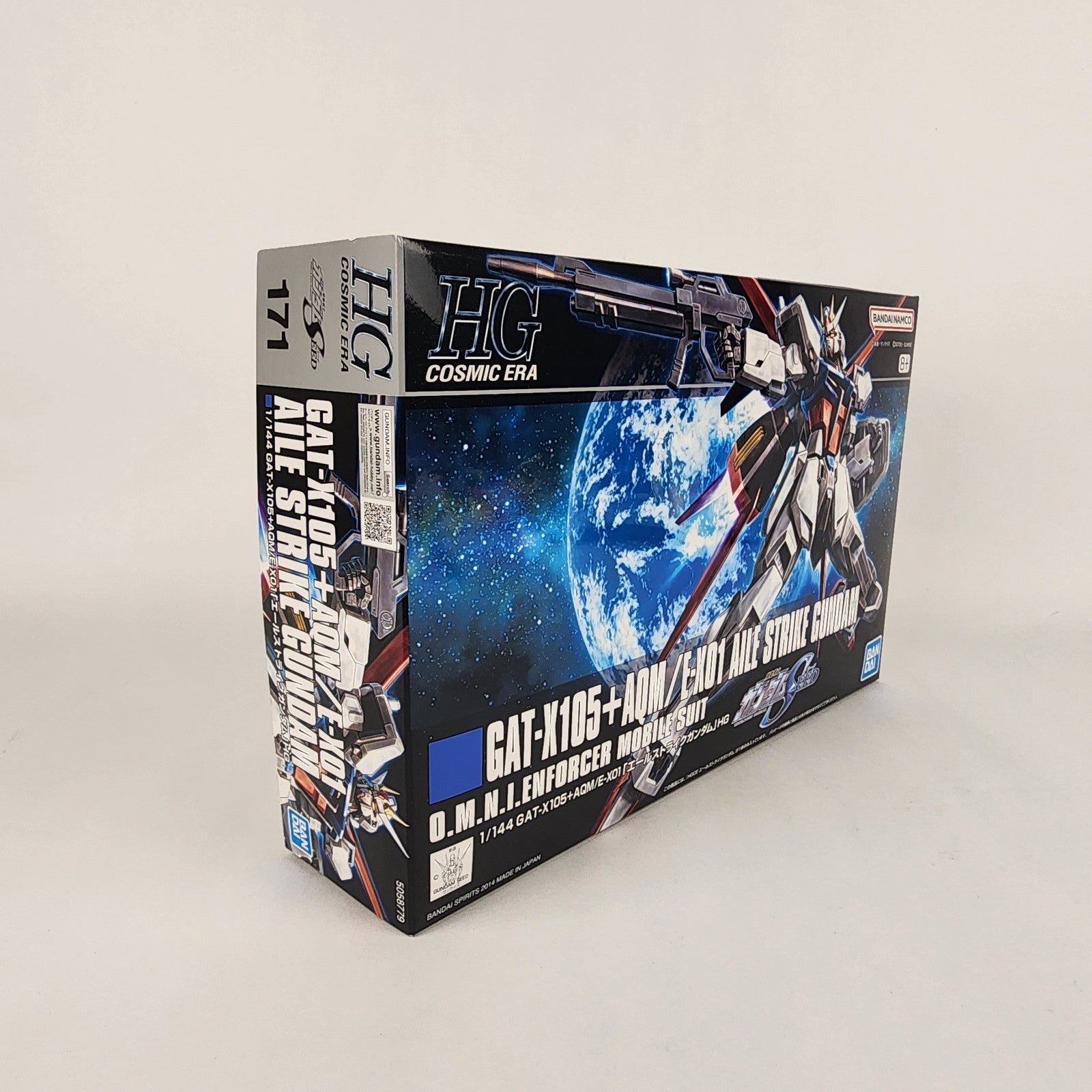 Bandai HGCE Aile Strike Gundam 1/144 Model Kit Gundam SEED GAT-X105 New