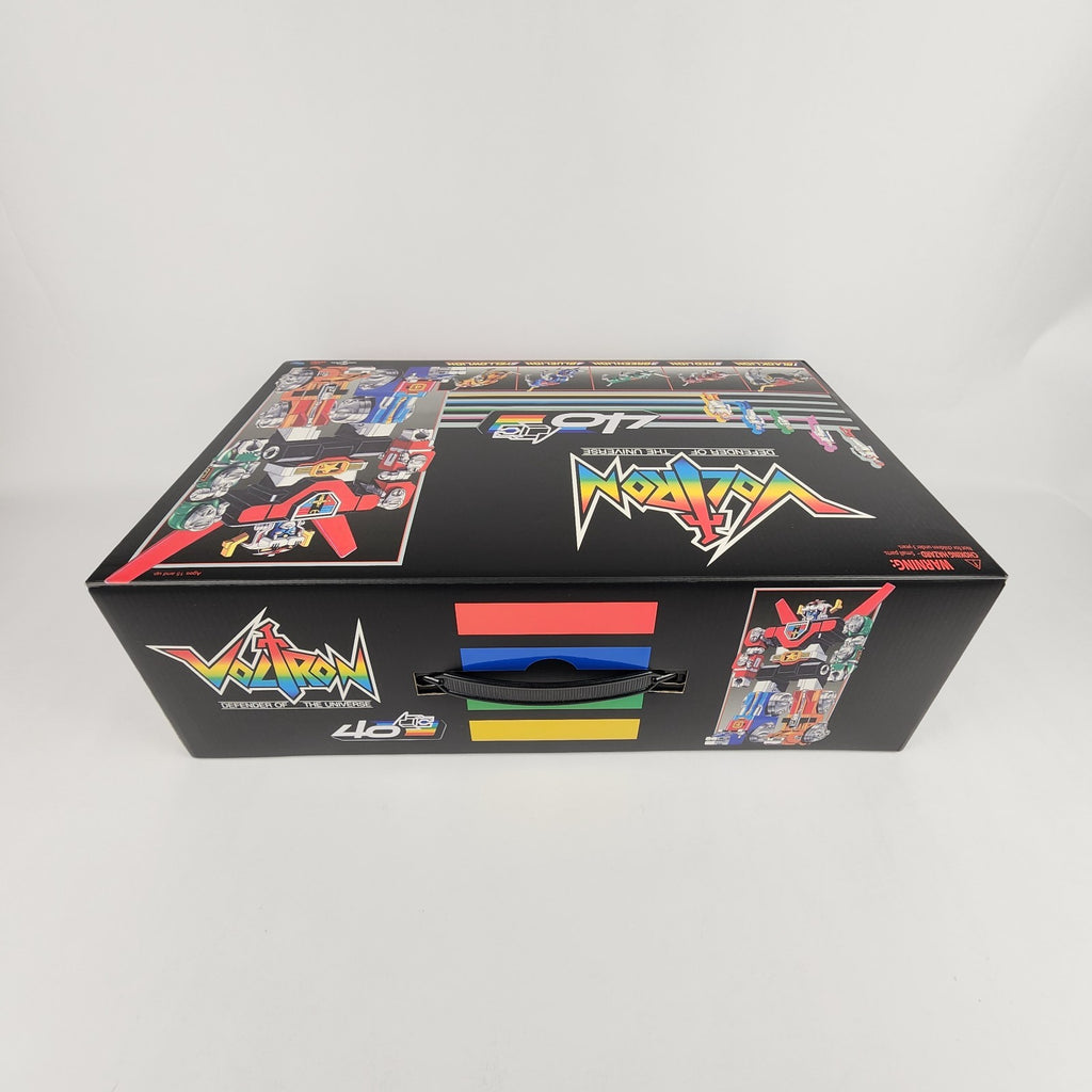 Voltron 40th Anniversary Collector's Set Die-Cast Light-Up Sound Base NEW