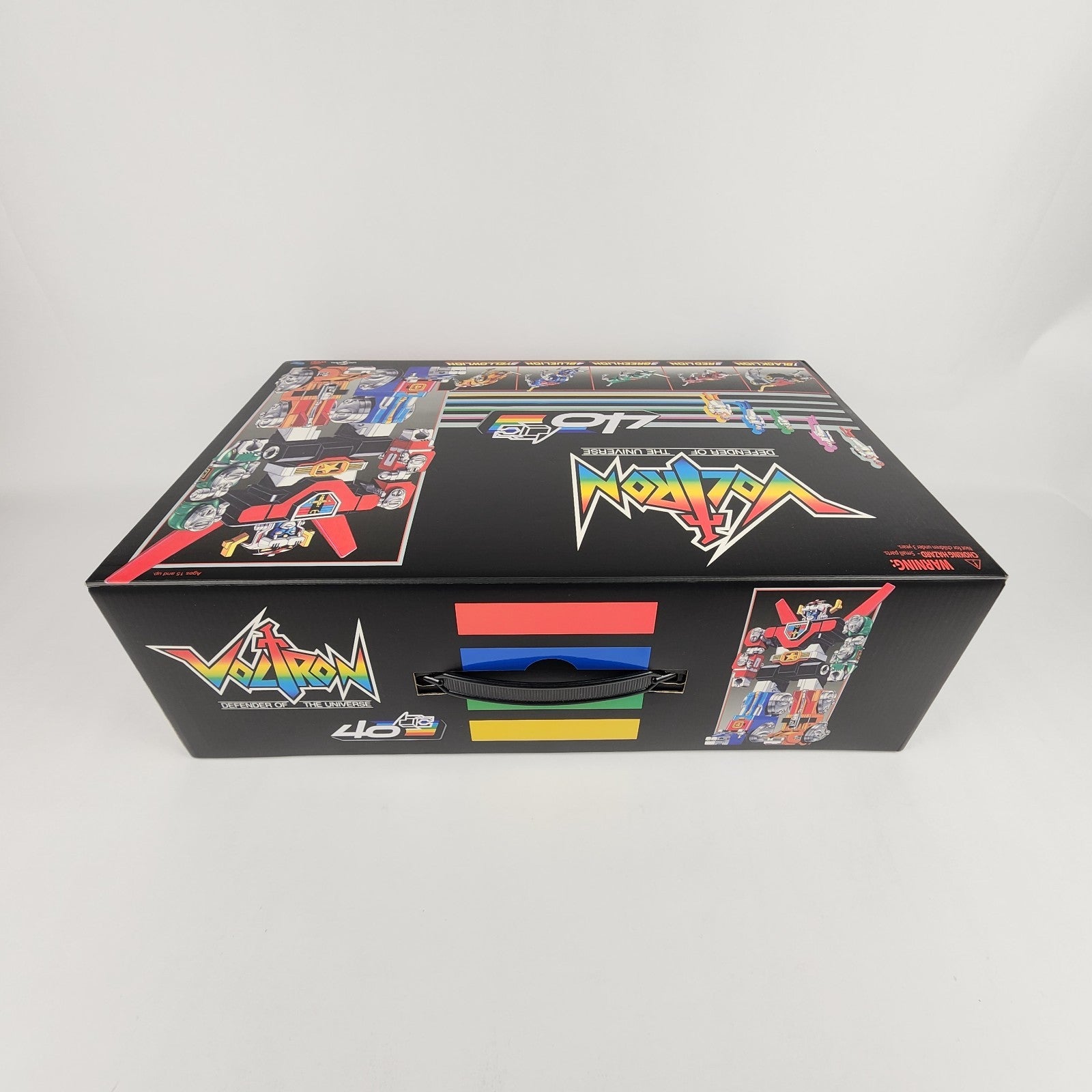 Voltron 40th Anniversary Collector's Set Die-Cast Light-Up Sound Base NEW