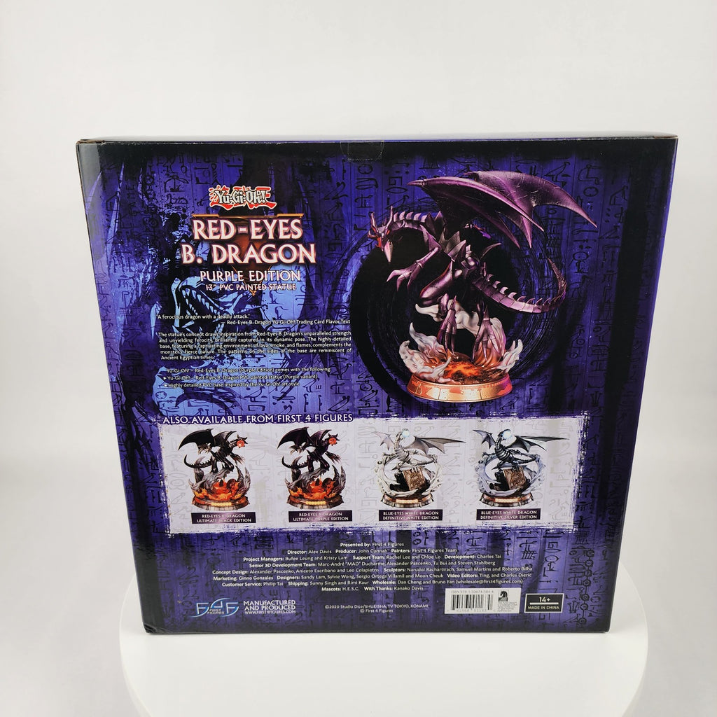 Yu-Gi-Oh! Red-Eyes B. Dragon Purple Edition 13” PVC Statue First 4 Figures