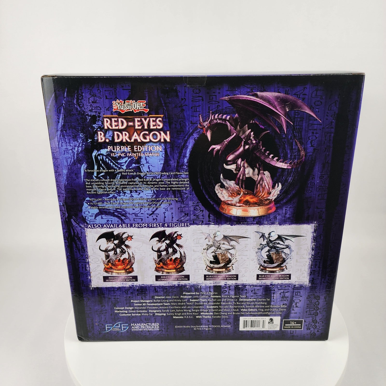 Yu-Gi-Oh! Red-Eyes B. Dragon Purple Edition 13” PVC Statue First 4 Figures