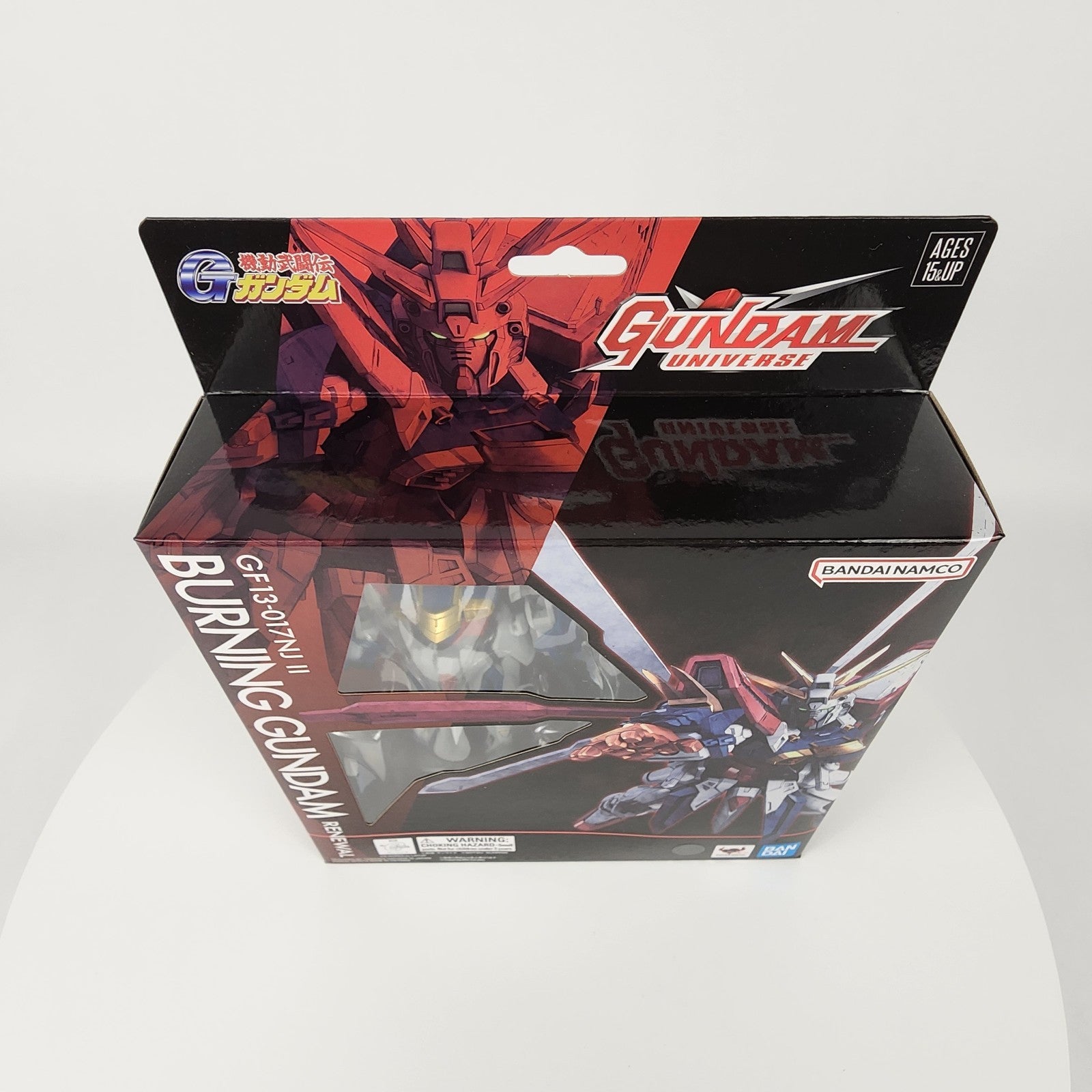 Gundam Universe GU-43 Burning Gundam (Renewal) GF13-017NJ II Bandai Figure