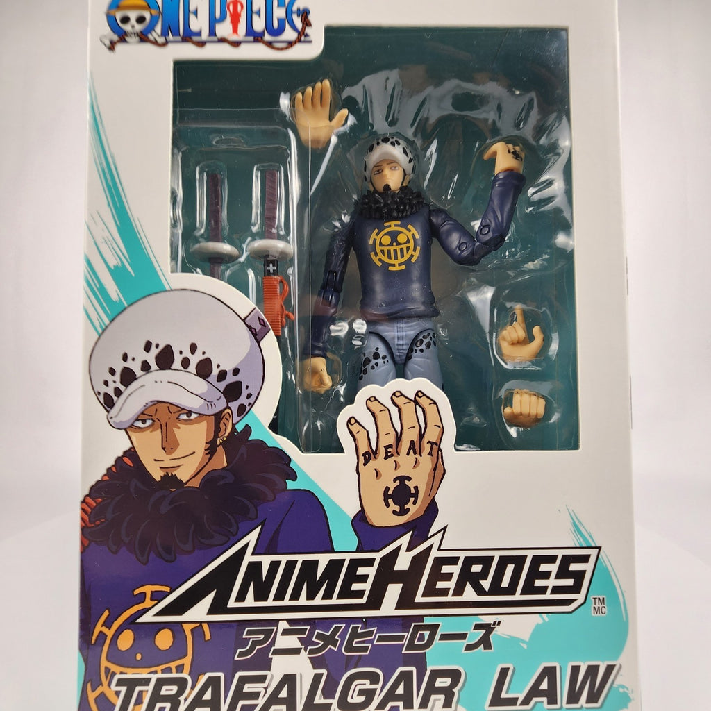 One Piece Trafalgar Law Anime Heroes Action Figure Bandai 6.5” New