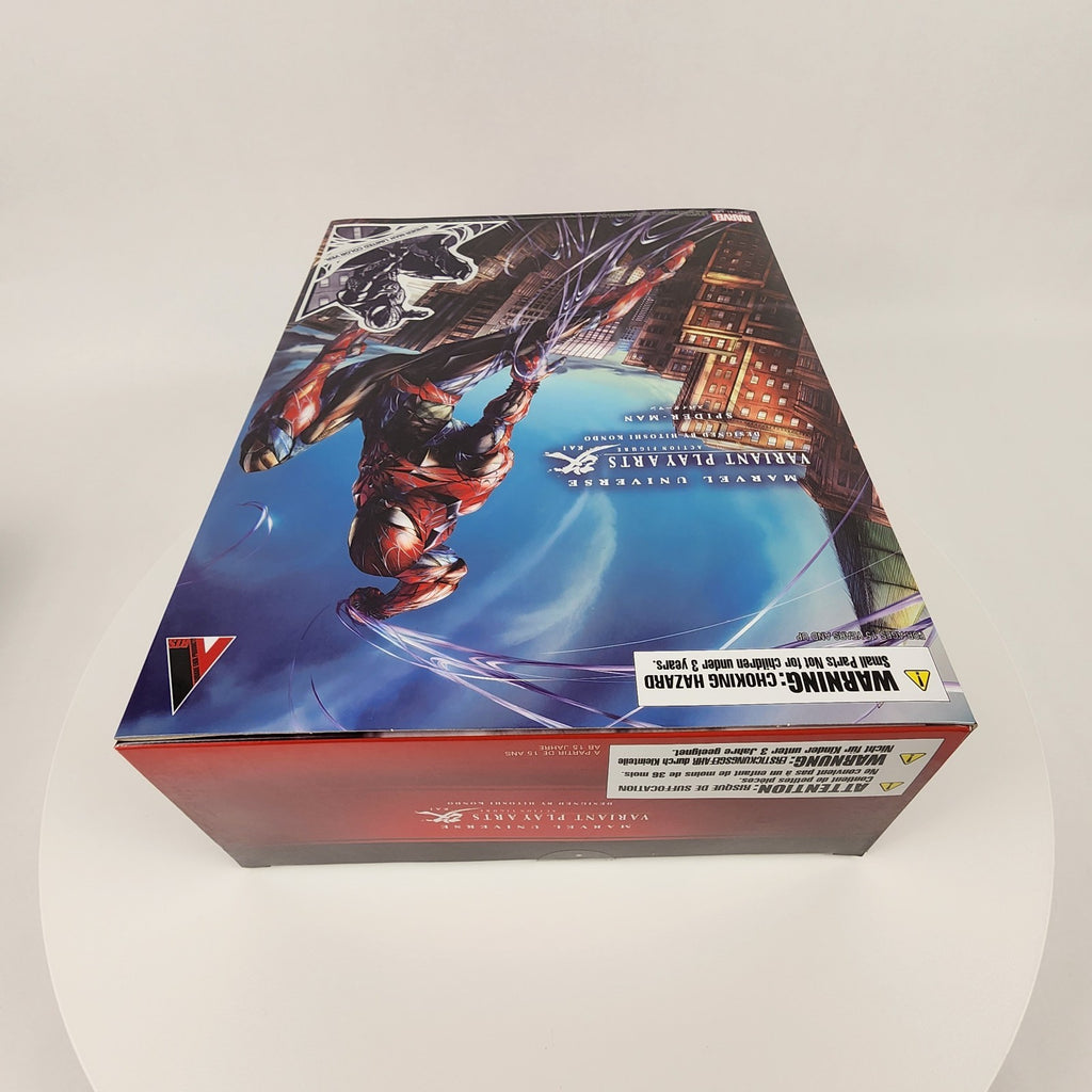 Square Enix Play Arts Kai Spider-Man Limited Color (Black Suit) Figure