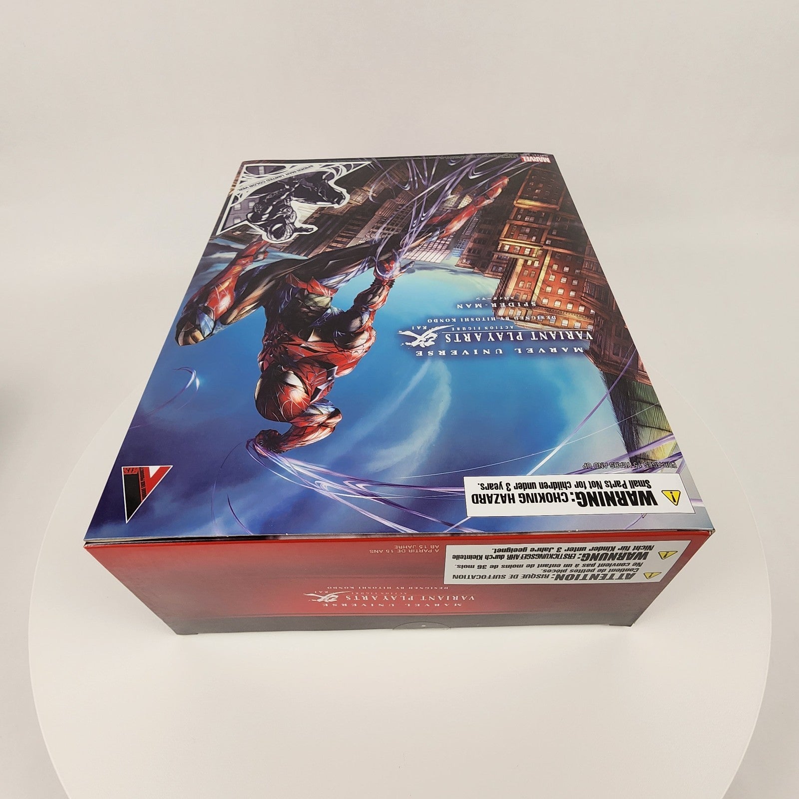 Square Enix Play Arts Kai Spider-Man Limited Color (Black Suit) Figure