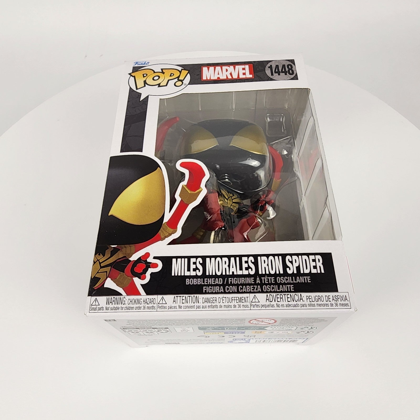 Funko Pop Marvel Spider-Man Miles Morales Iron Spider #1448 Vinyl Figure