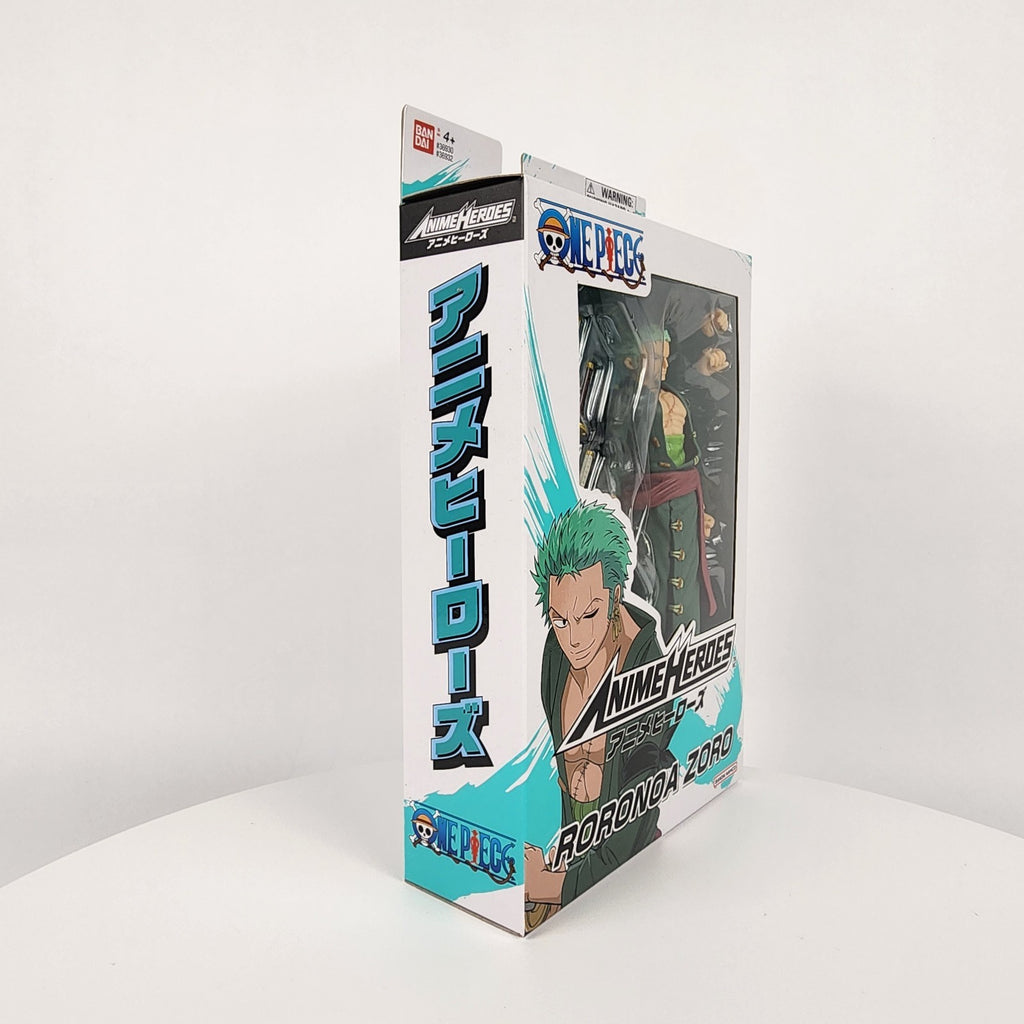 Bandai Anime Heroes One Piece Roronoa Zoro Three Sword Style 6.5" Figure