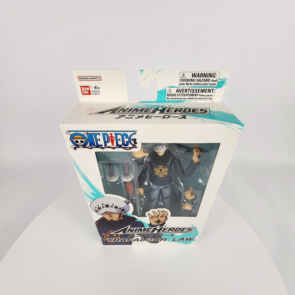 One Piece Trafalgar Law Anime Heroes Action Figure Bandai 6.5” New