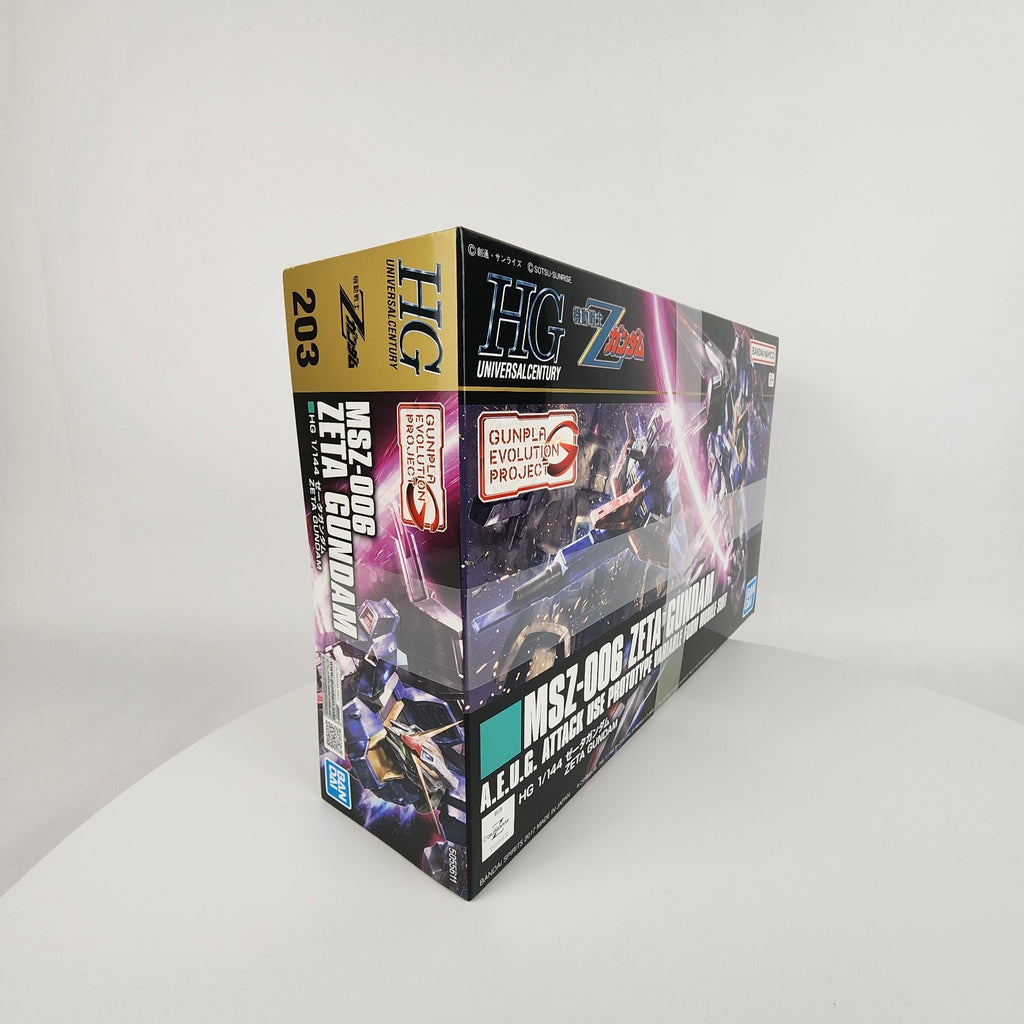 Bandai HGUC #203 MSZ-006 Zeta Gundam 1/144 Model Kit New Sealed