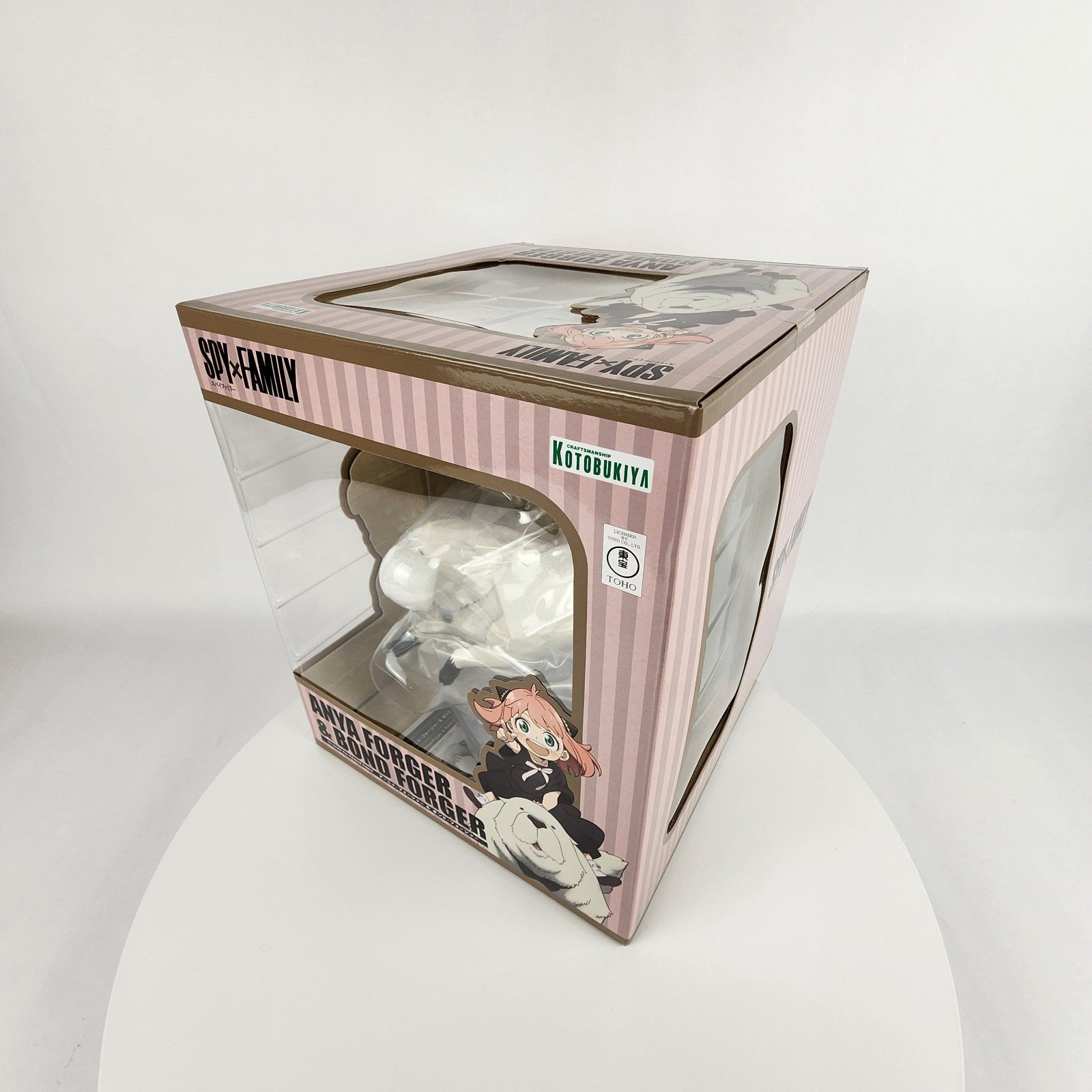 Kotobukiya SPY x FAMILY Anya & Bond Forger ARTFX J Statue Bonus Face Part NEW