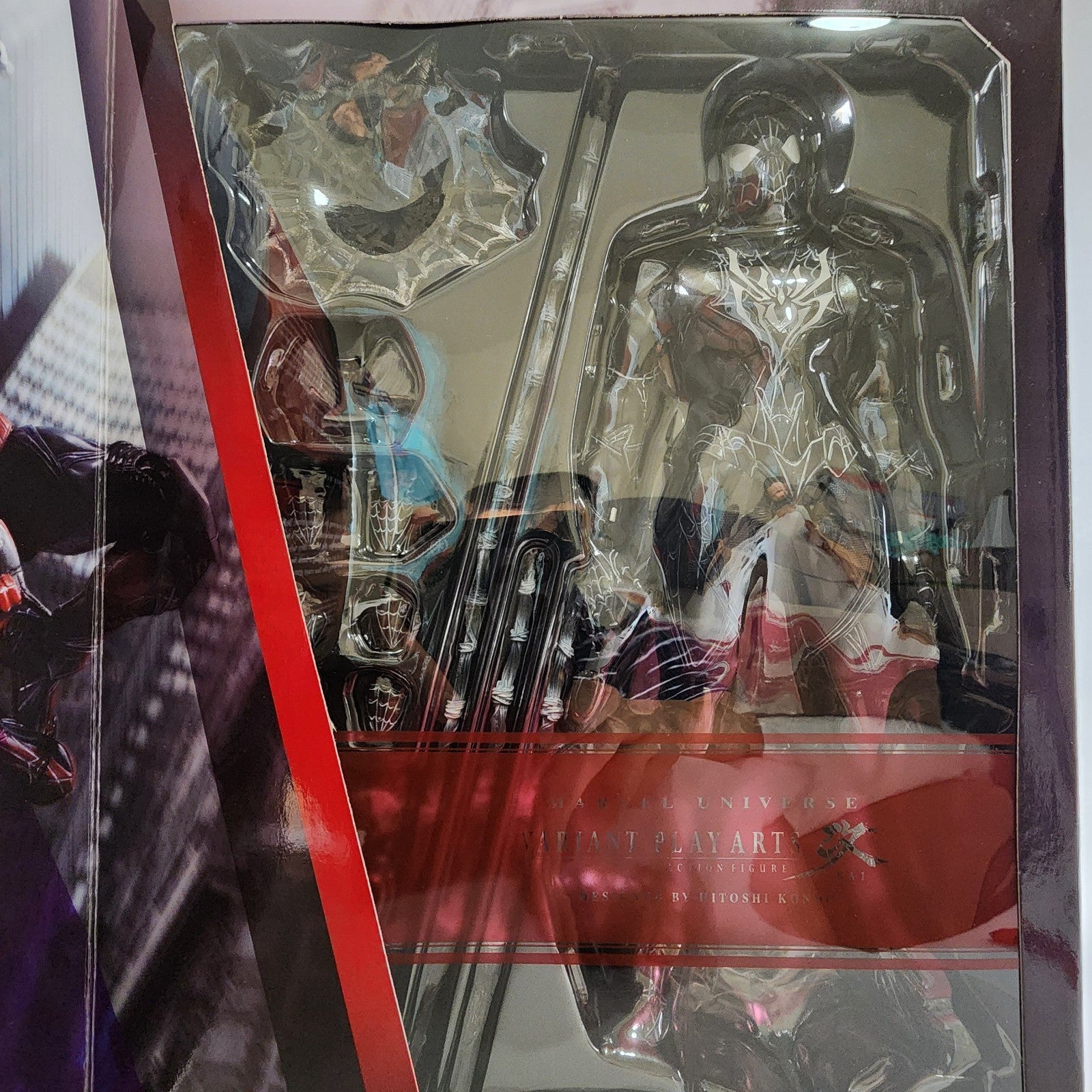 Spider-Man Variant Play Arts Kai Limited Color Black Suit Action Figure
