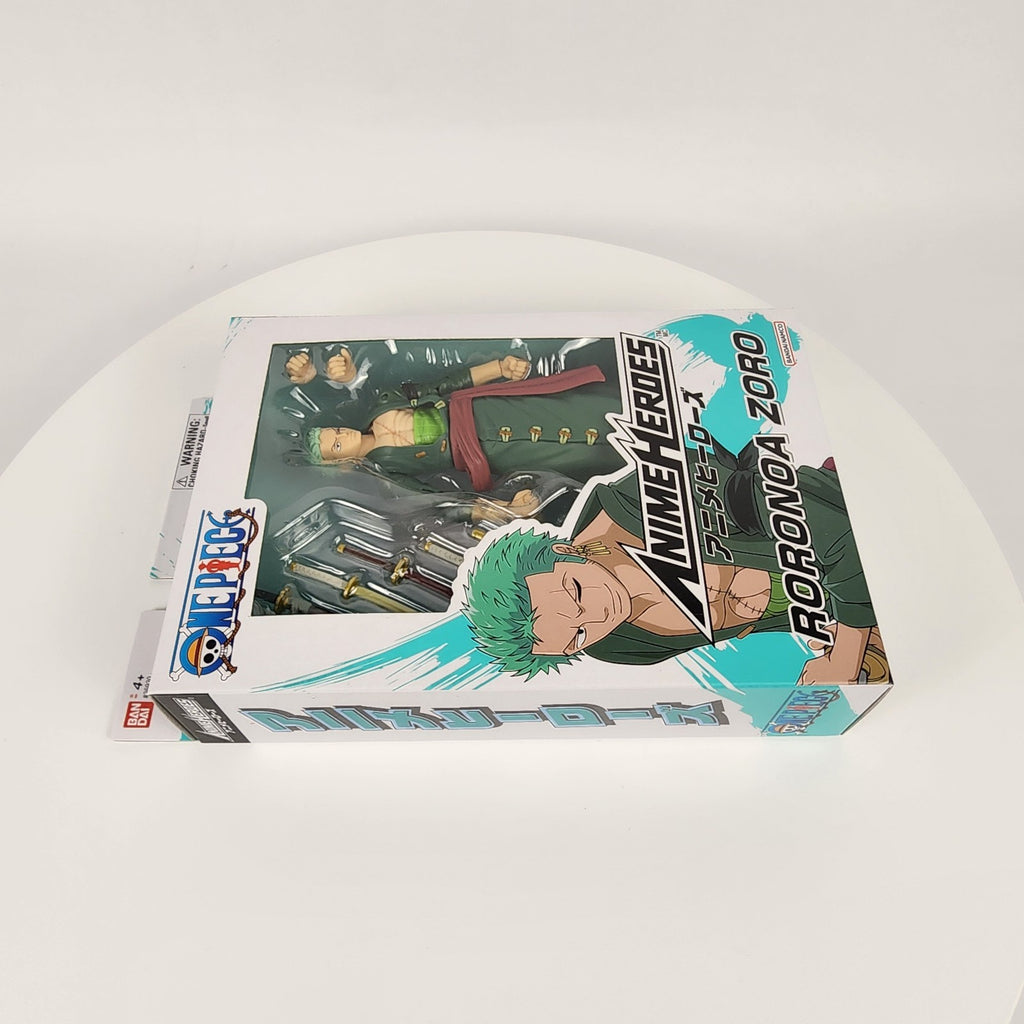 Bandai Anime Heroes One Piece Roronoa Zoro Three Sword Style 6.5" Figure