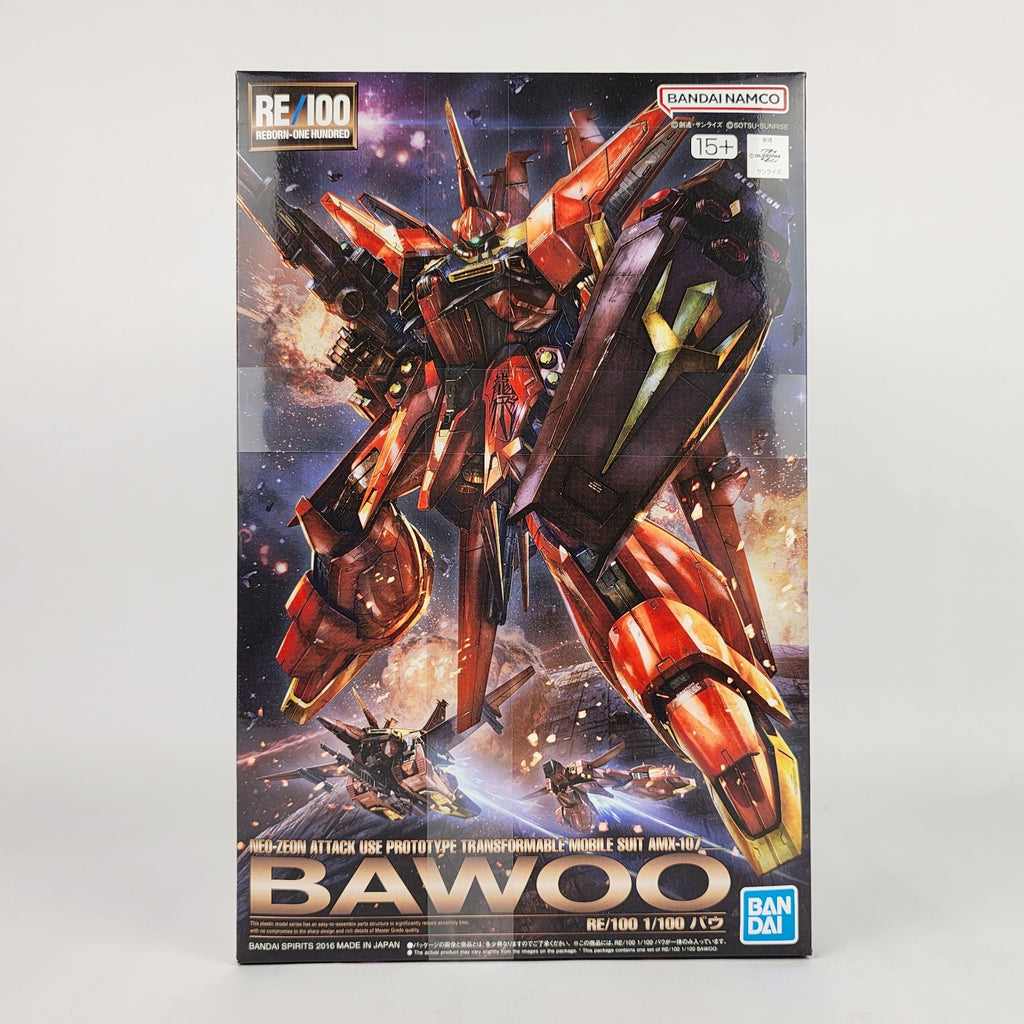 Bandai RE/100 AMX-107 Bawoo 1/100 Model Kit Mobile Suit Gundam ZZ New