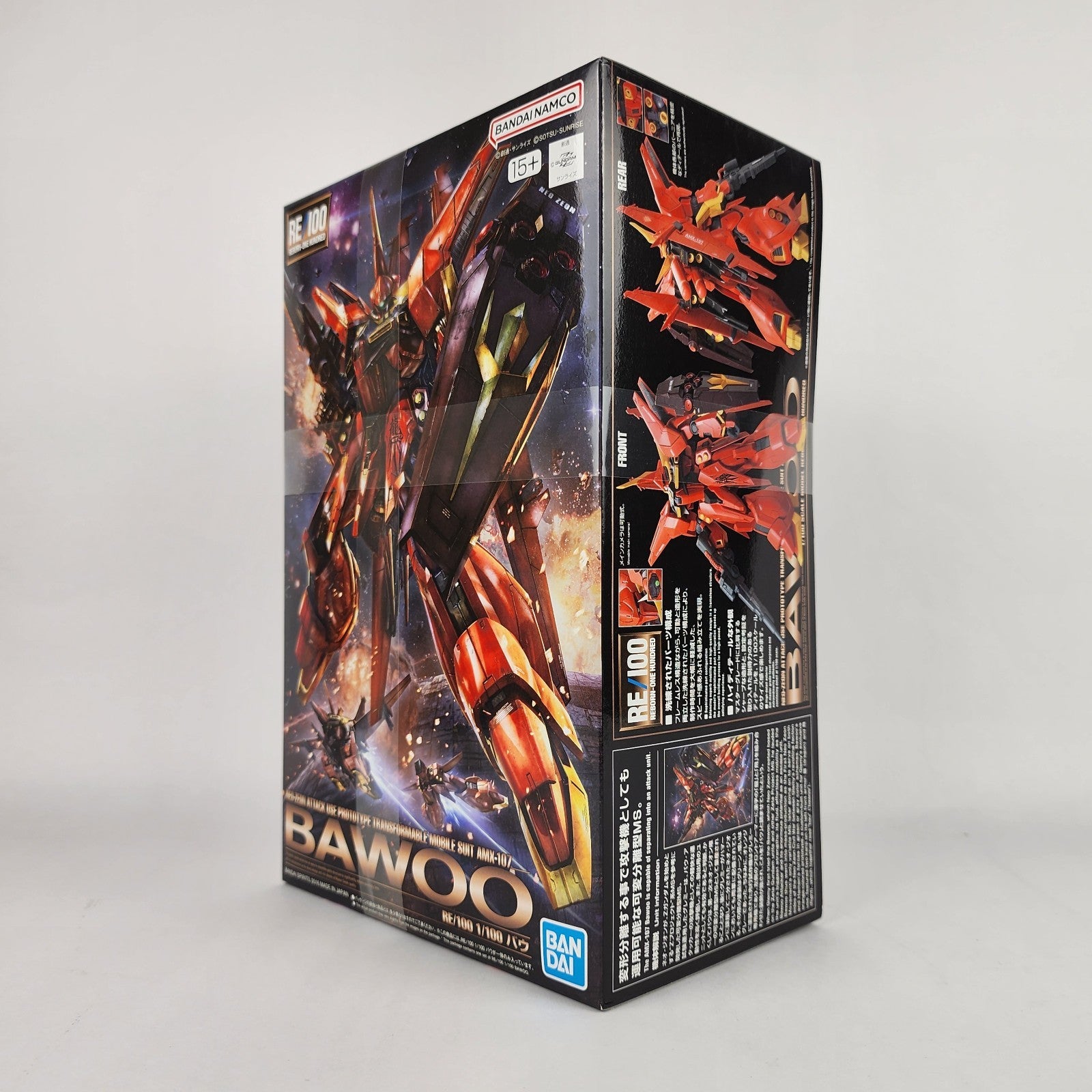 Bandai RE/100 AMX-107 Bawoo 1/100 Model Kit Mobile Suit Gundam ZZ New