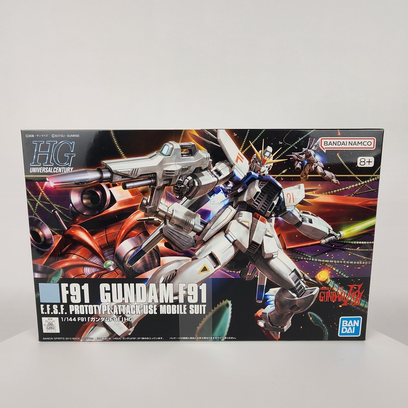 Bandai HGUC 167 Gundam F91 1/144 Model Kit Mobile Suit Gundam F91 New