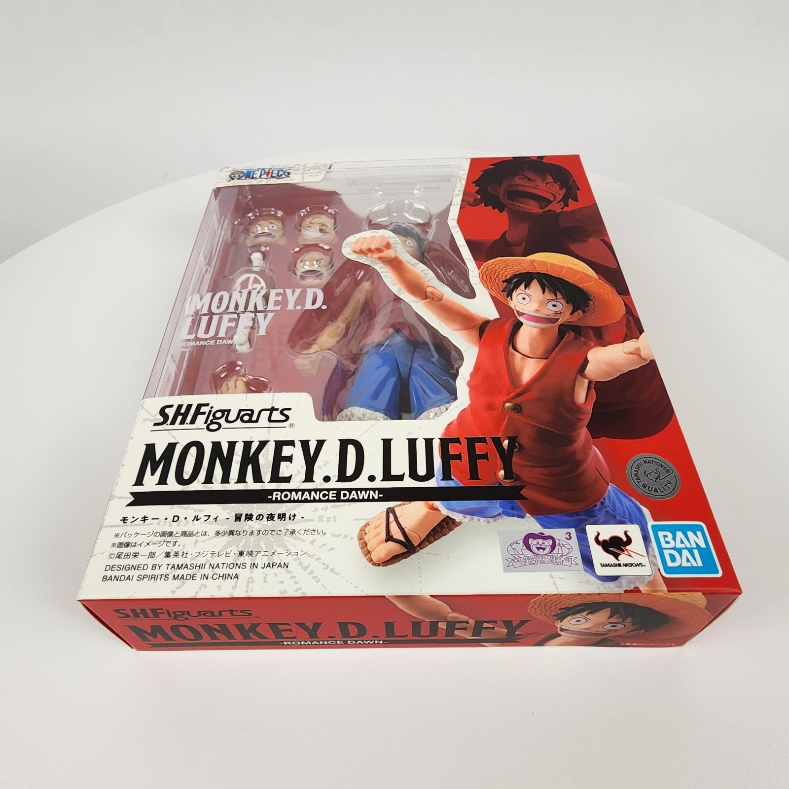 S.H.Figuarts One Piece Monkey D. Luffy -Romance Dawn- Figure (Bandai) New
