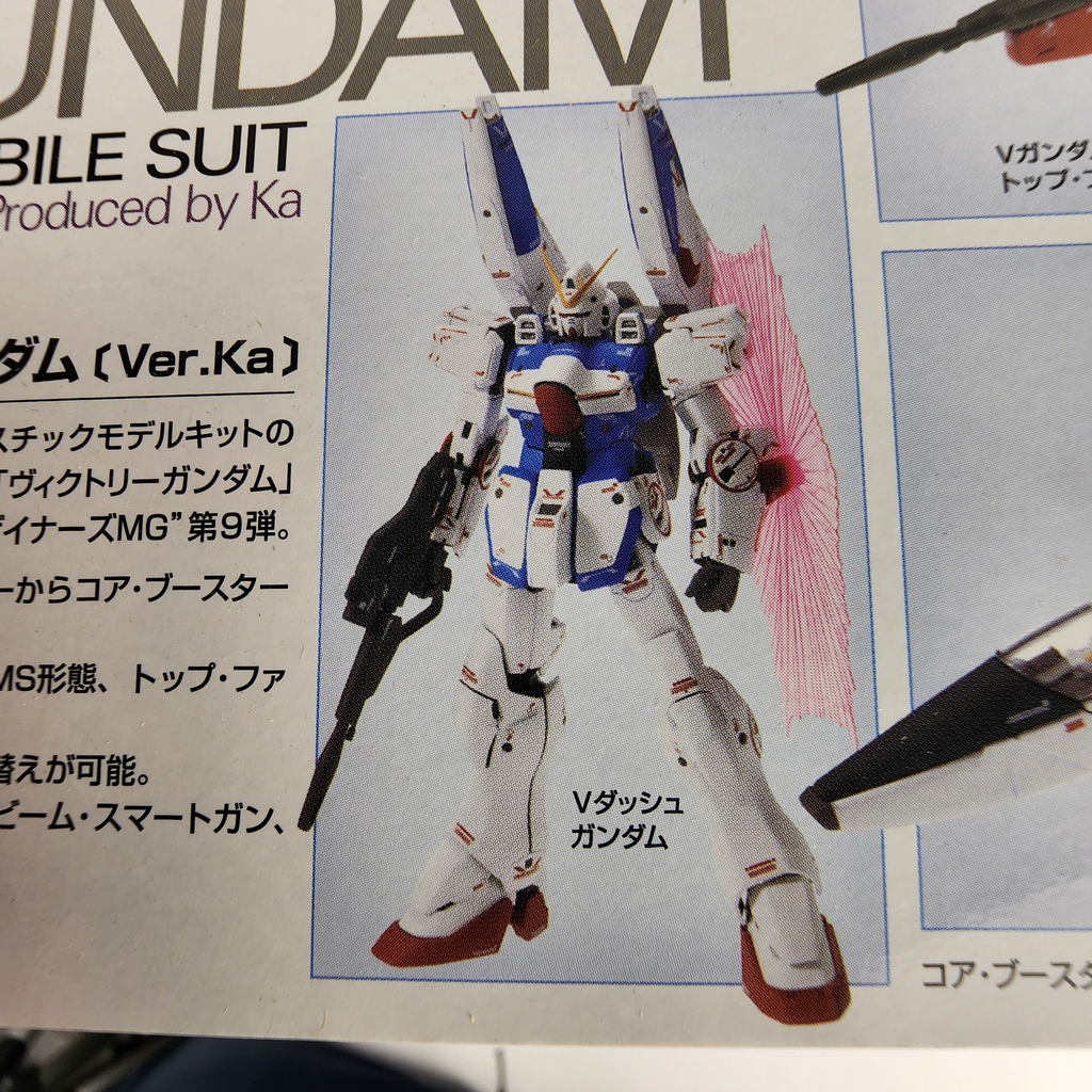 Bandai MG V-Dash Gundam Ver.Ka 1/100 Mobile Suit Victory Model Kit