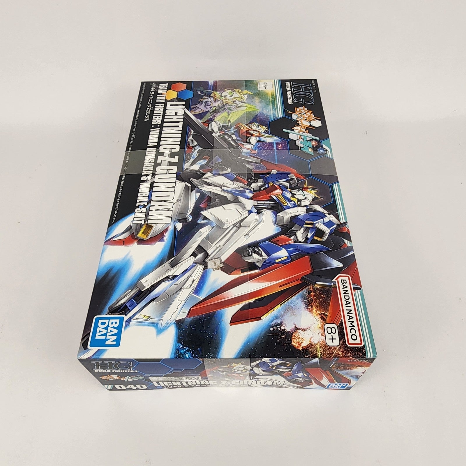 Bandai HG Build Fighters Try Lightning Z Gundam 1/144 Model Kit New Sealed