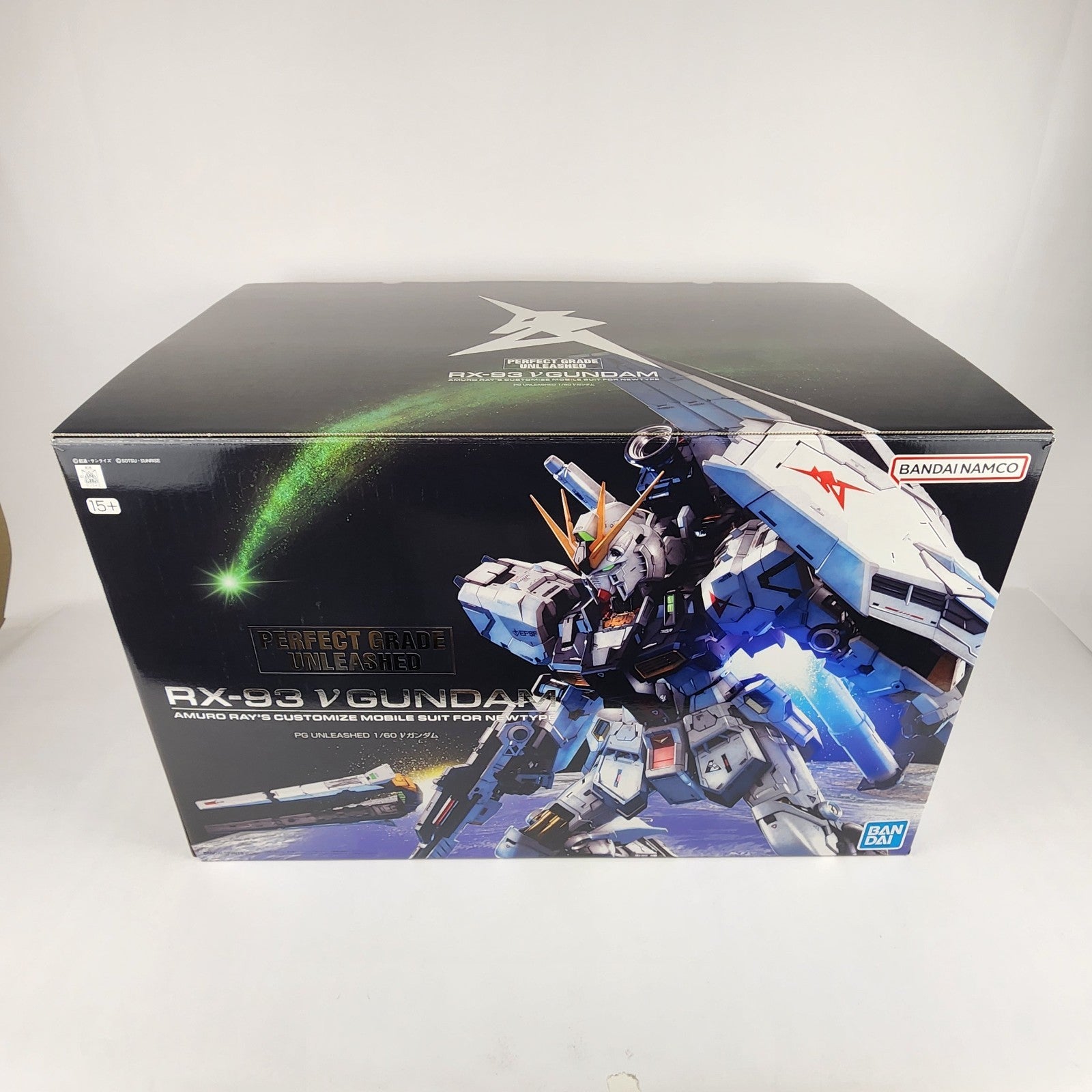Bandai PG Unleashed RX-93 Nu Gundam 1/60 Mobile Suit Char's Counterattack New