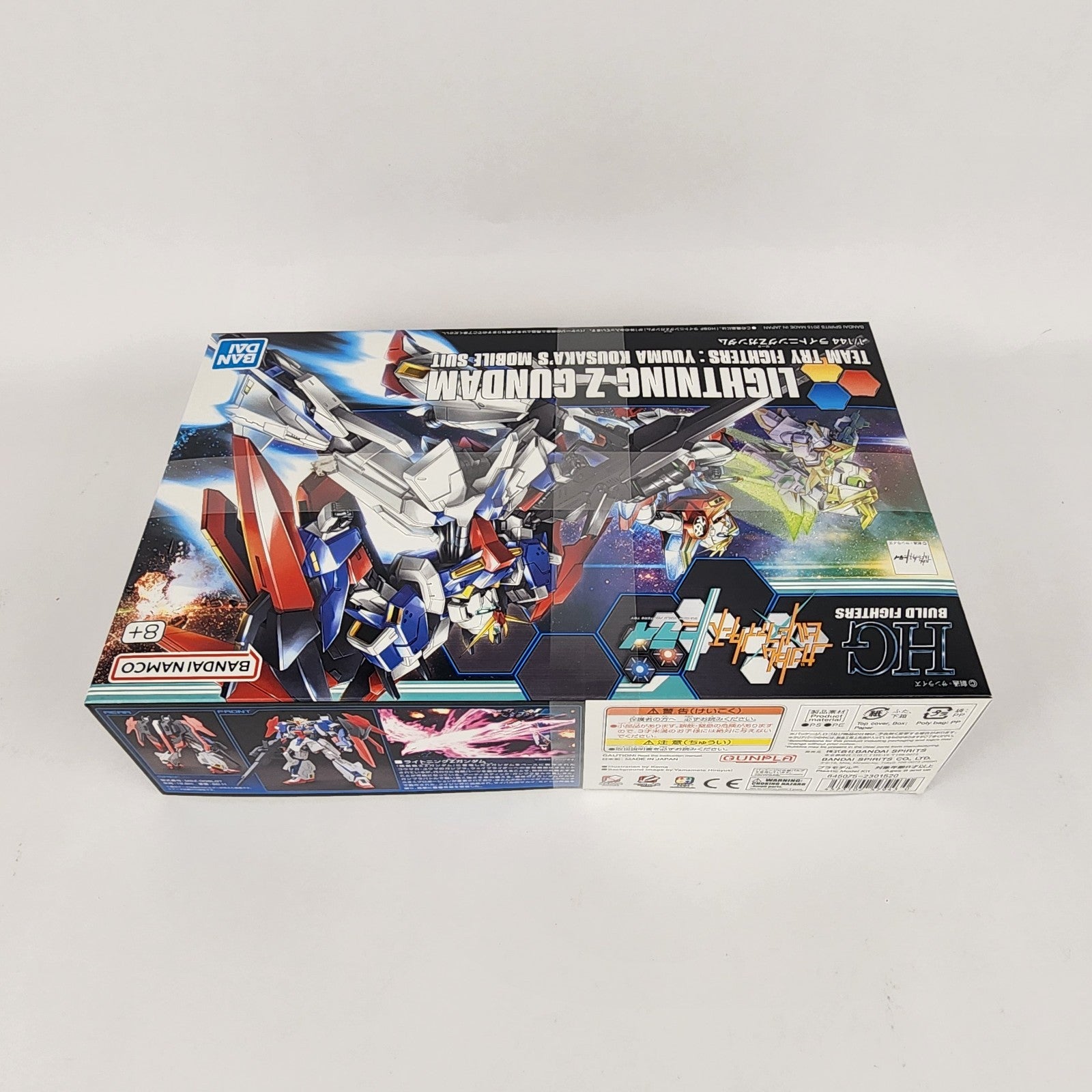 Bandai HG Build Fighters Try Lightning Z Gundam 1/144 Model Kit New Sealed