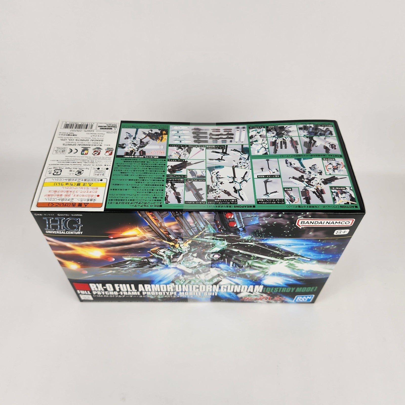 Bandai HGUC 1/144 RX-0 Full Armor Unicorn Gundam Destroy Mode Model Kit New