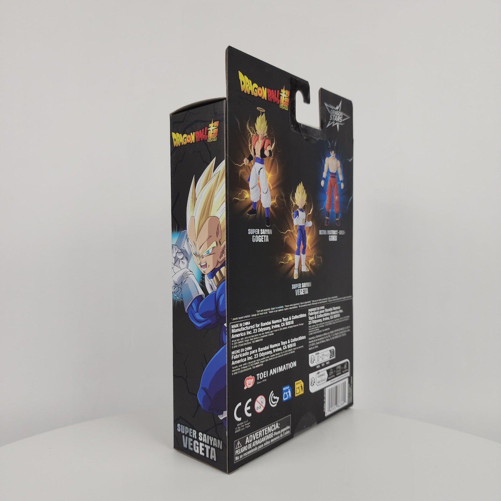 Dragon Ball Super Super Saiyan Vegeta V2 Dragon Stars Figure Bandai New
