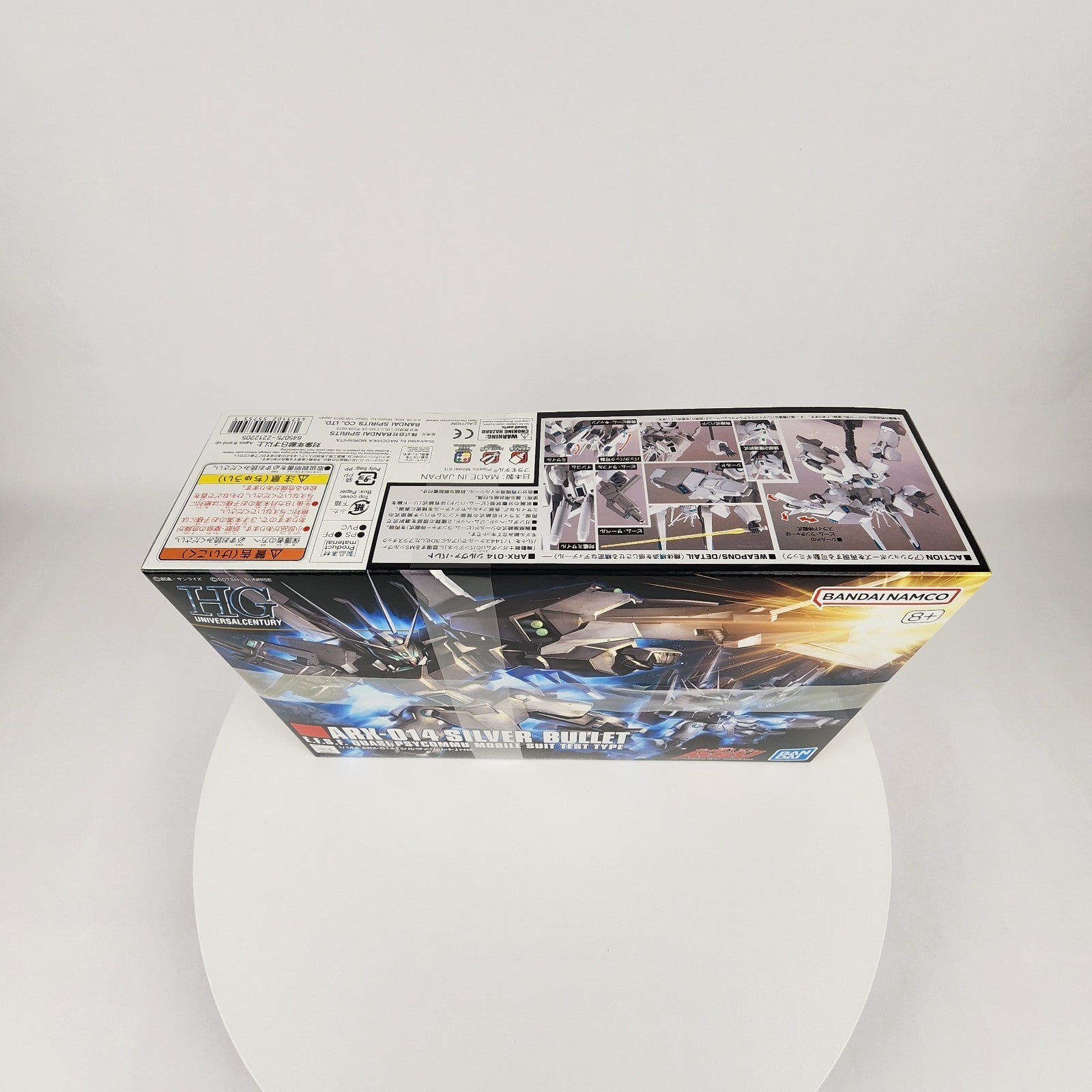 Bandai HGUC 1/144 ARX-014 Silver Bullet Gundam Unicorn Model Kit New