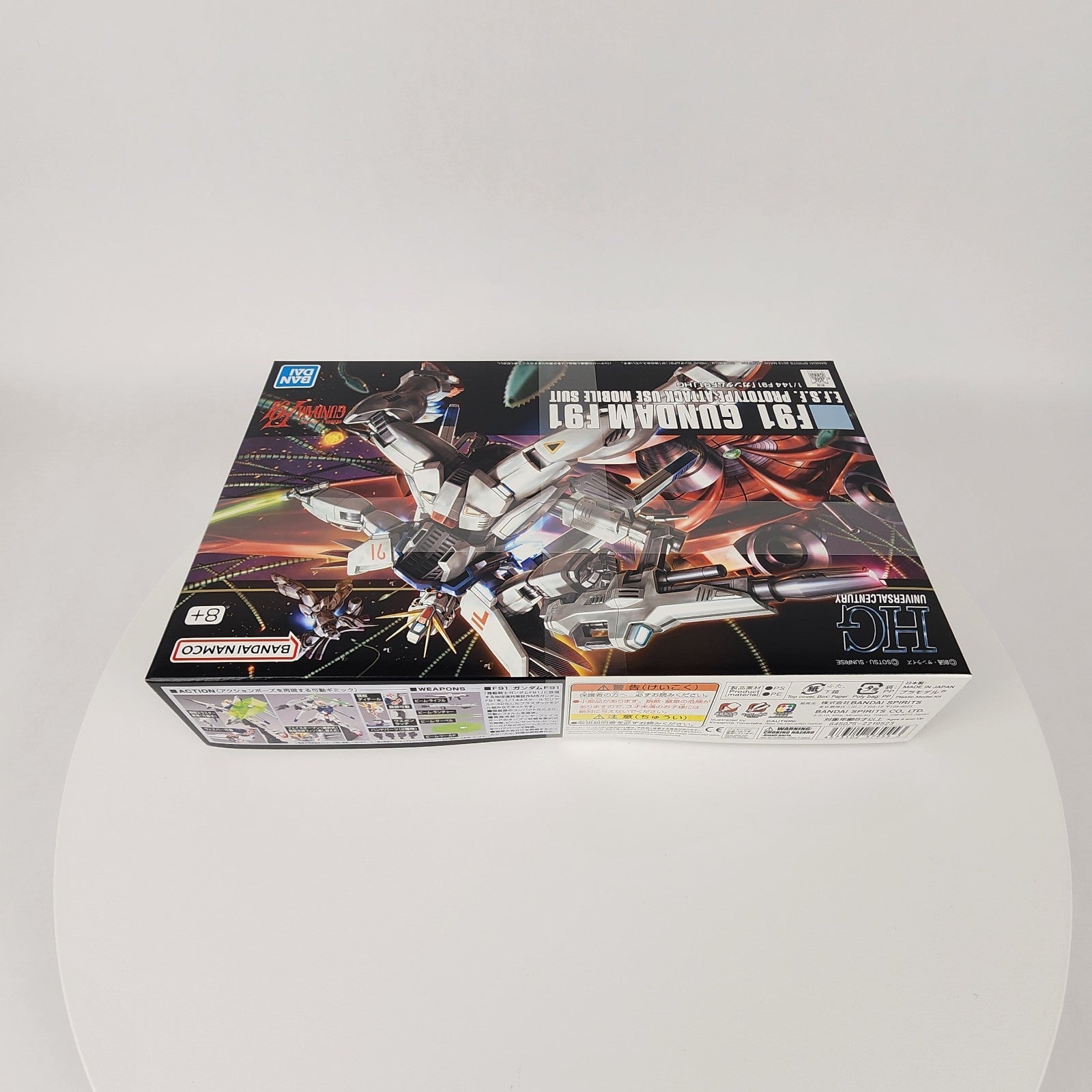 Bandai HGUC 167 Gundam F91 1/144 Model Kit Mobile Suit Gundam F91 New