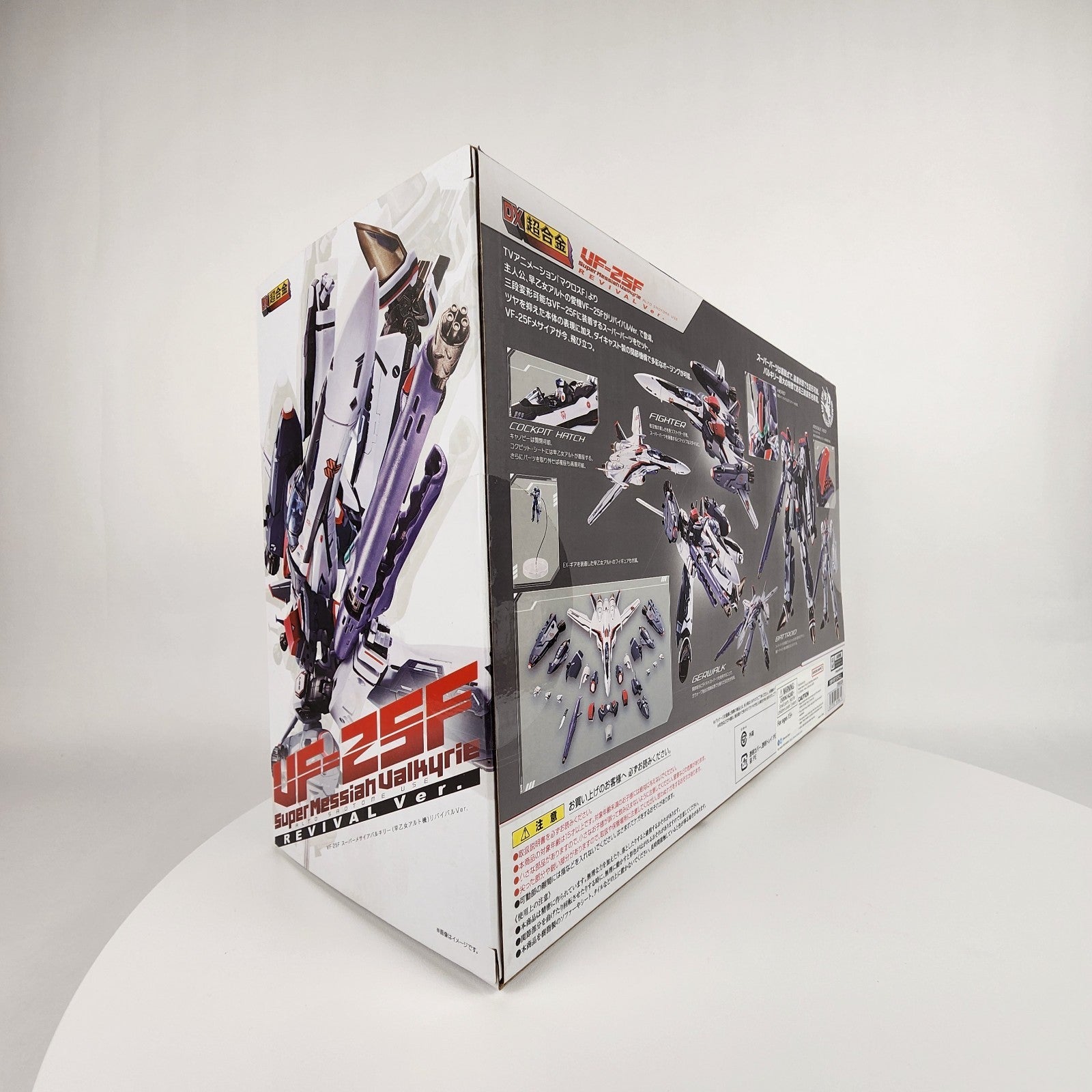 Macross VF-25F Super Messiah Valkyrie Alto Saotome DX Chogokin Figure