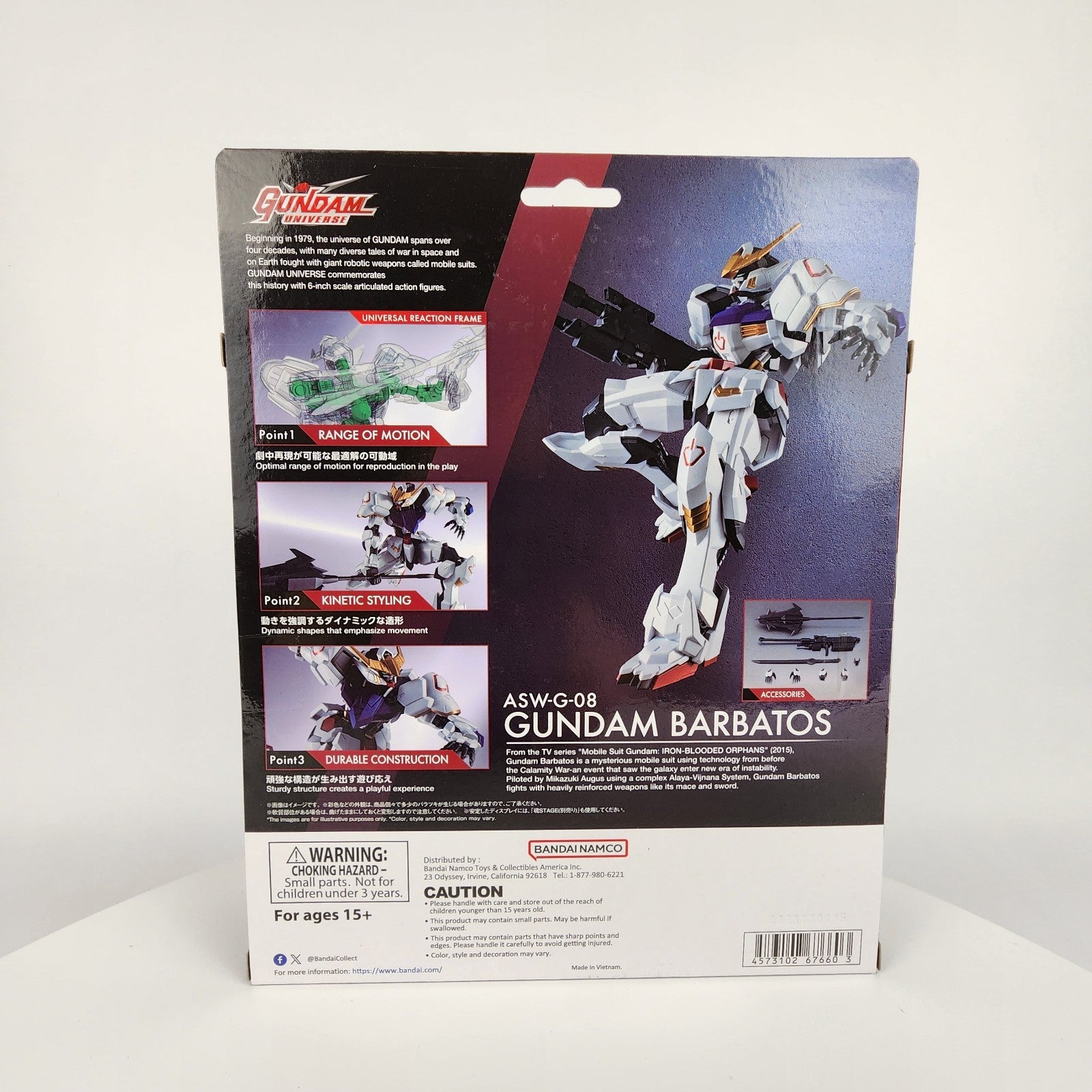 Gundam Universe ASW-G-08 Gundam Barbatos Renewal Figure Tamashii New