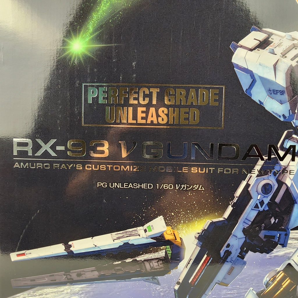 Bandai PG Unleashed RX-93 Nu Gundam 1/60 Mobile Suit Char's Counterattack New