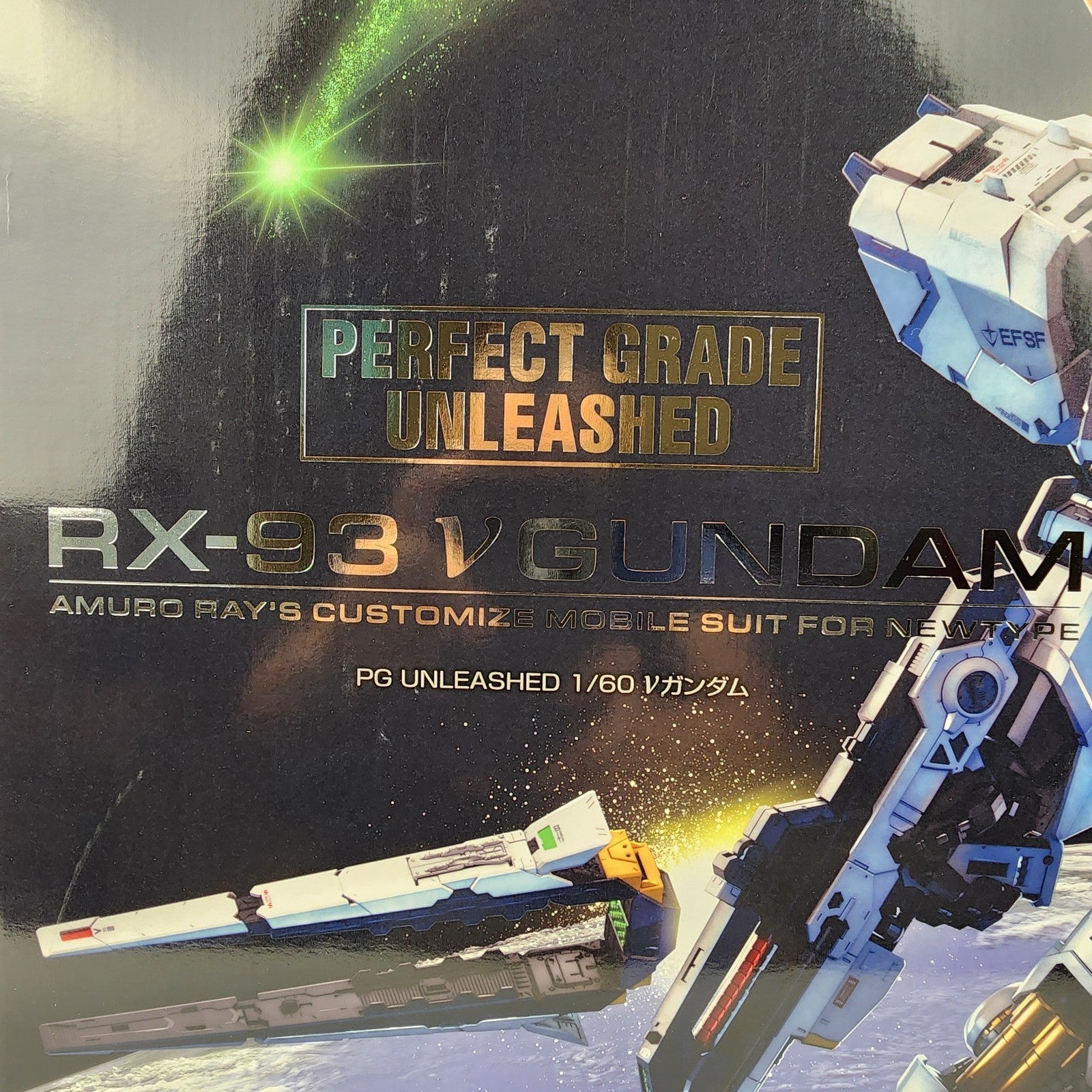 Bandai PG Unleashed RX-93 Nu Gundam 1/60 Mobile Suit Char's Counterattack New