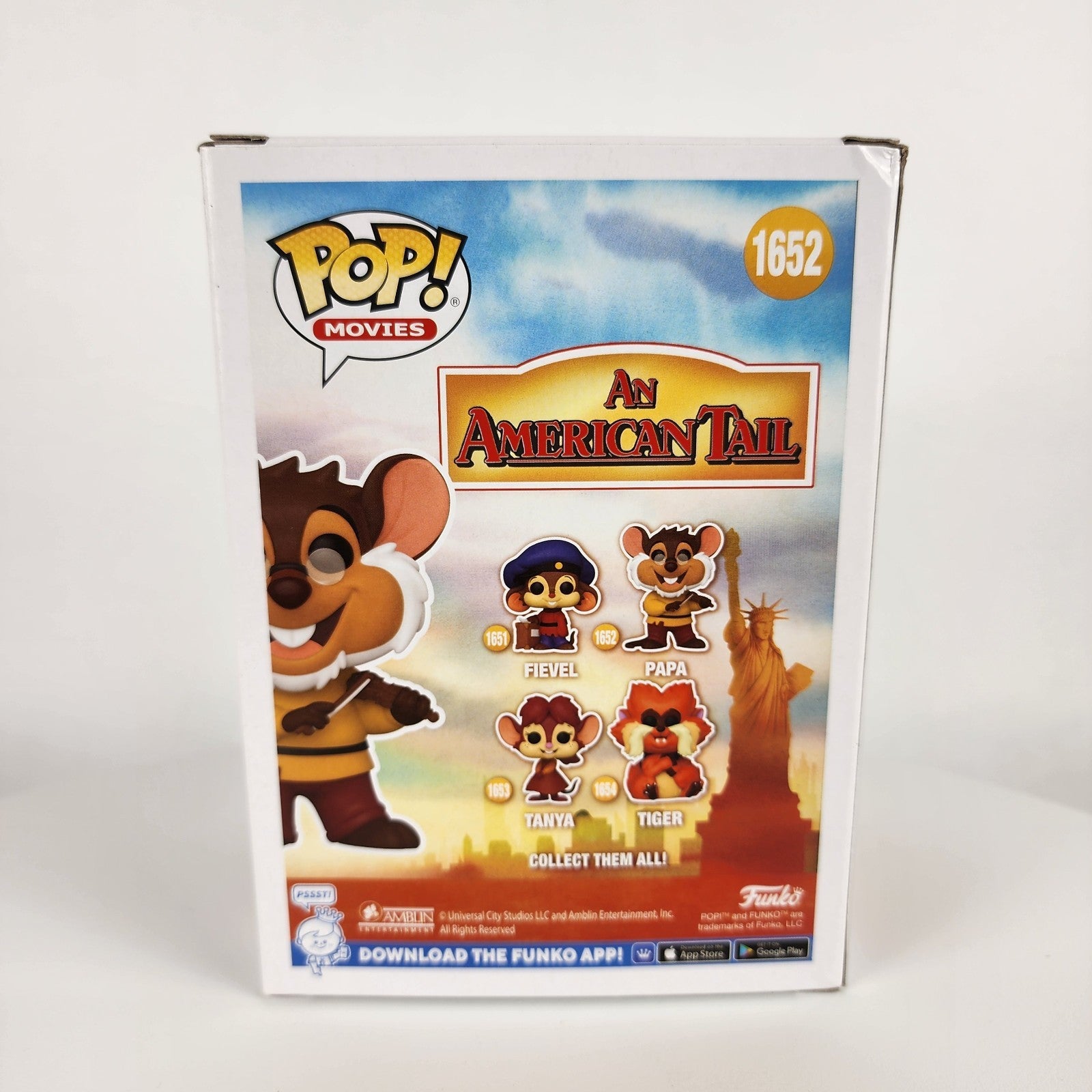 Funko Pop! Movies – An American Tail Papa #1652 Vinyl Figure New