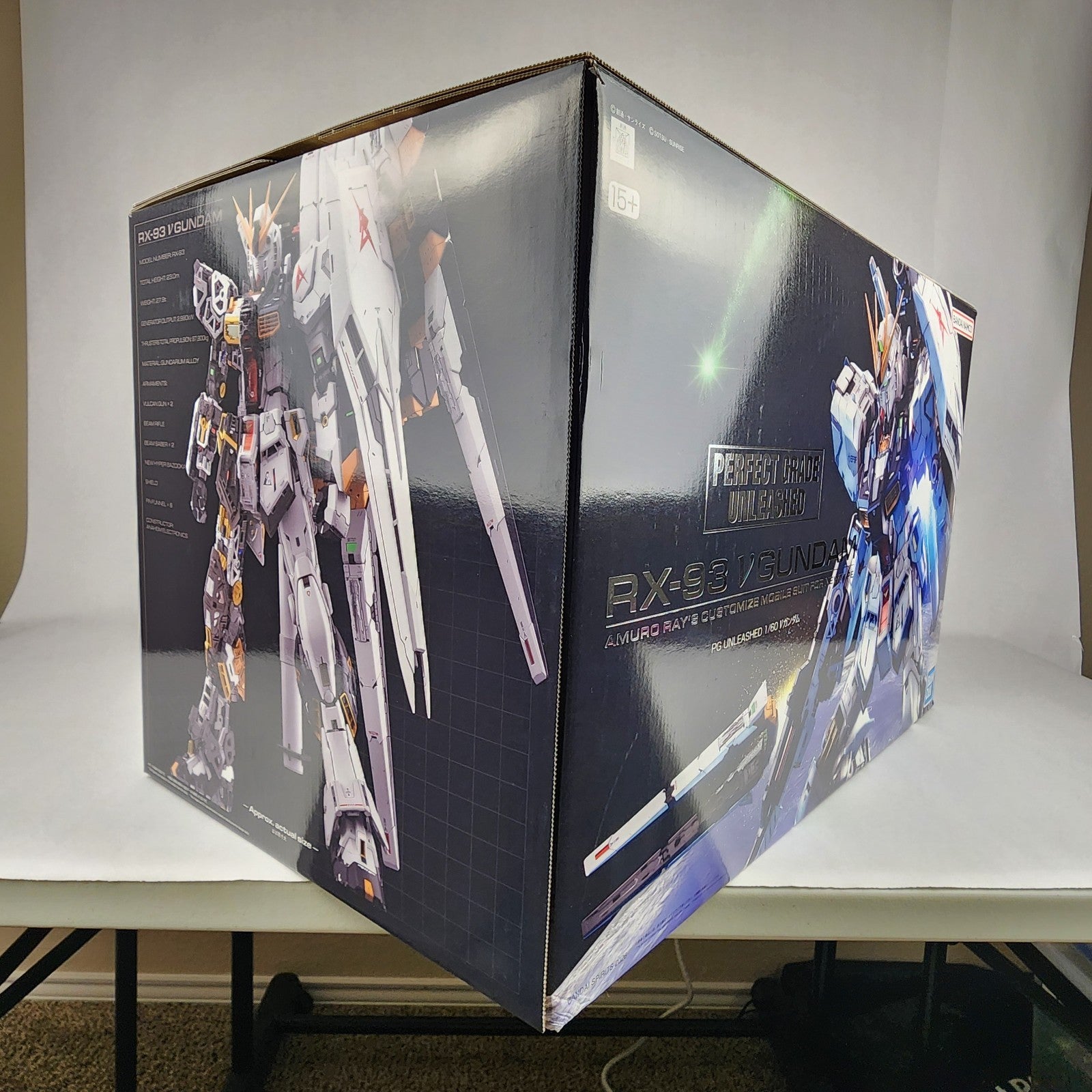 Bandai PG Unleashed RX-93 Nu Gundam 1/60 Mobile Suit Char's Counterattack New