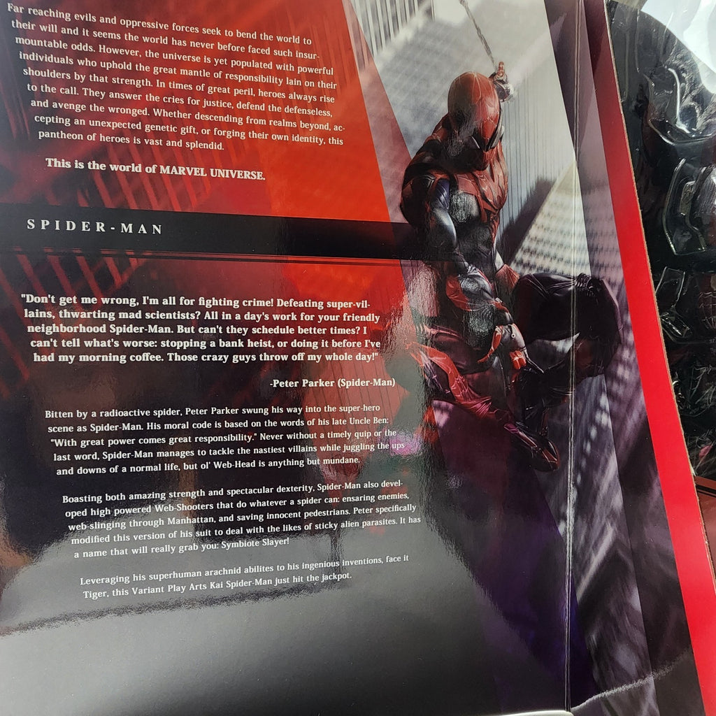 Spider-Man Variant Play Arts Kai Limited Color Black Suit Action Figure