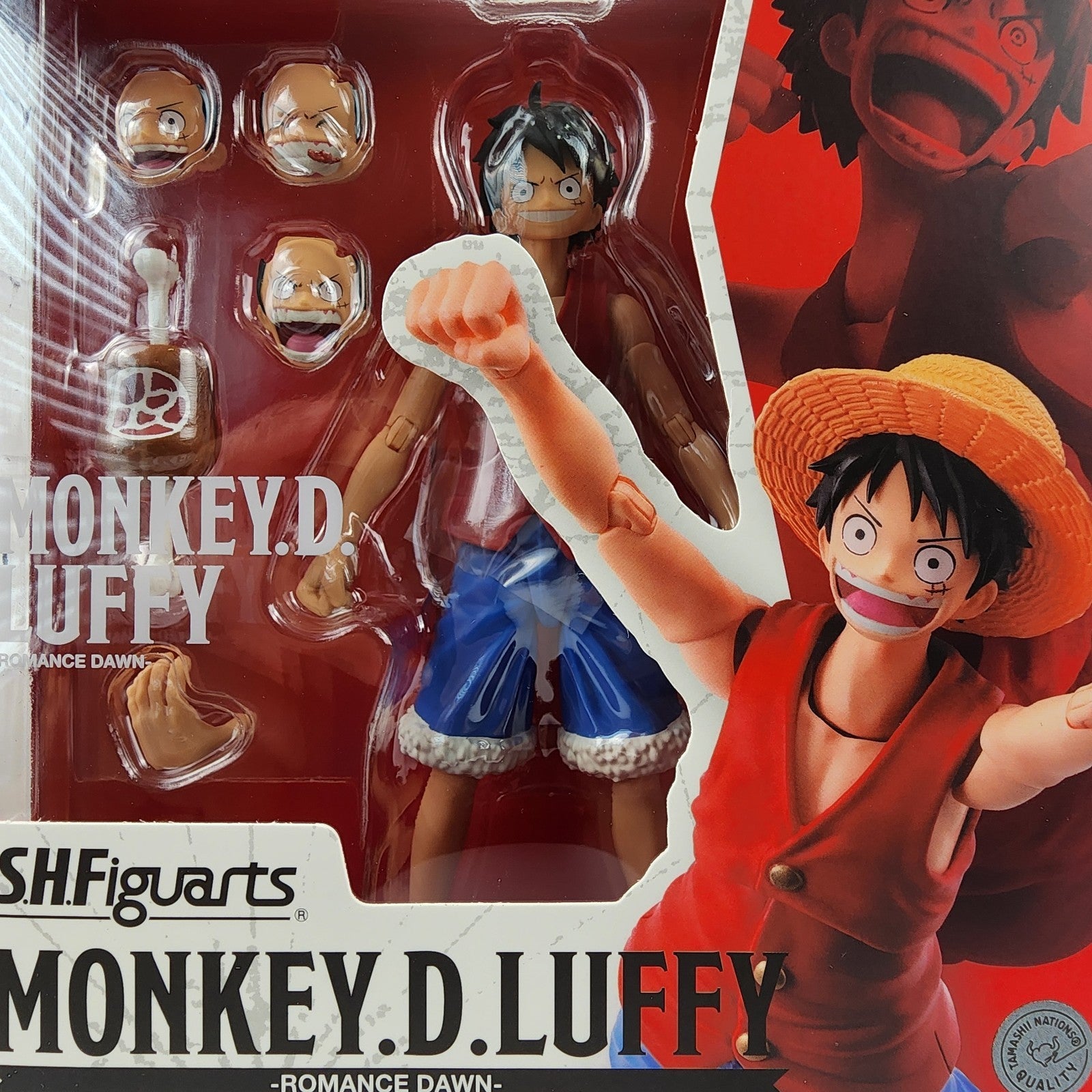 S.H.Figuarts One Piece Monkey D. Luffy -Romance Dawn- Figure (Bandai) New