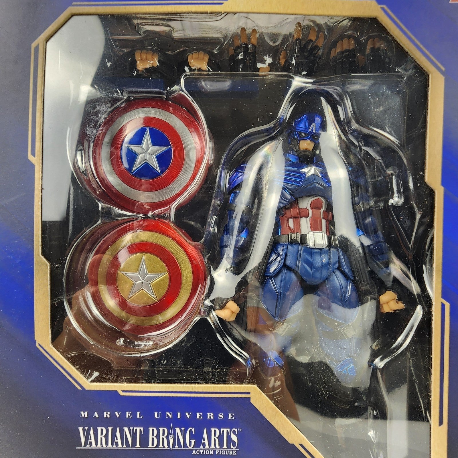Marvel Universe Captain America Variant Bring Arts Action Figure Square Enix