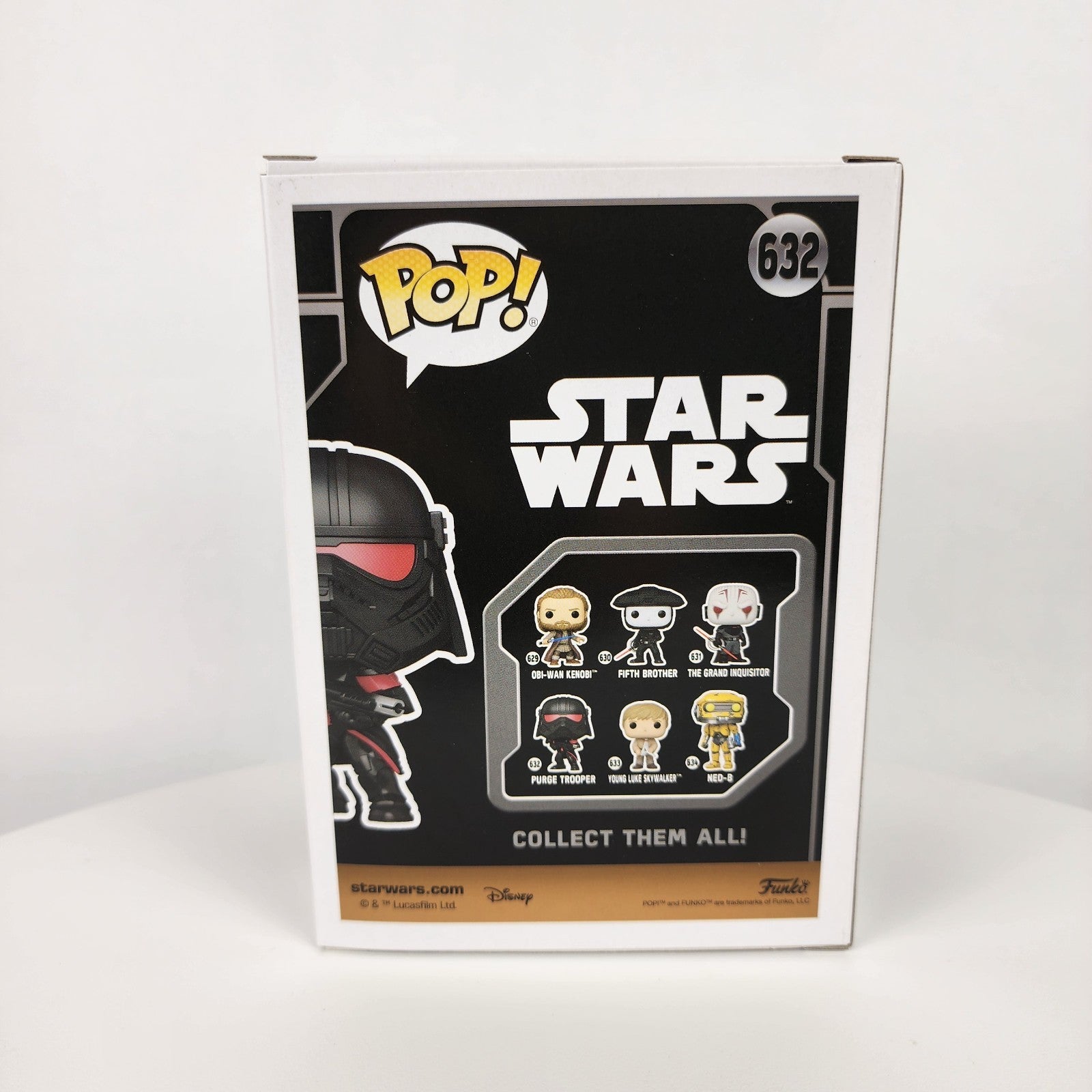 Funko Pop Star Wars #632 Purge Trooper (Battle Pose) Obi-Wan Kenobi Vinyl Figure