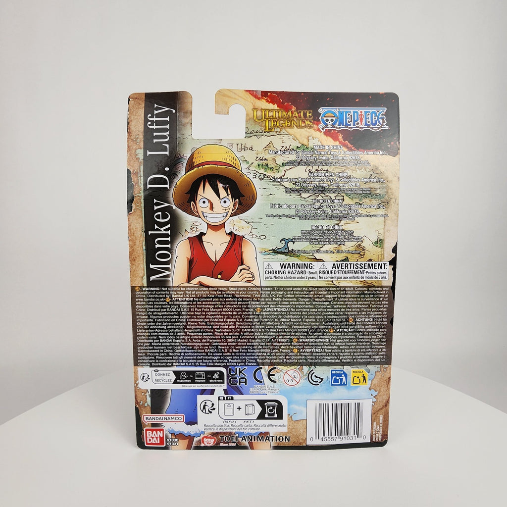 Bandai One Piece Ultimate Legends Monkey D. Luffy 6" Action Figure New Sealed