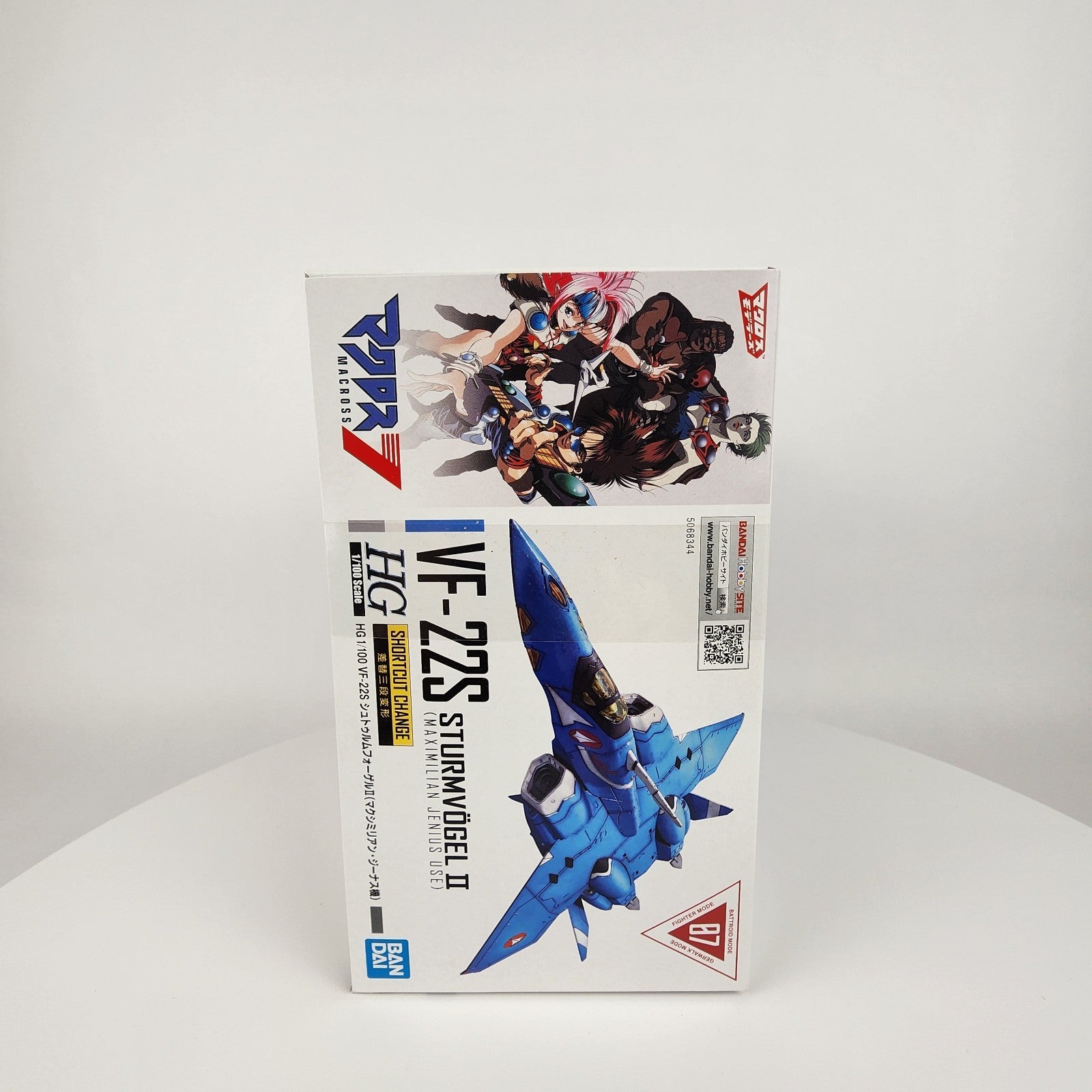 Macross 7 VF-22S Sturmvogel II HG 1/100 Model Kit Bandai Spirits New