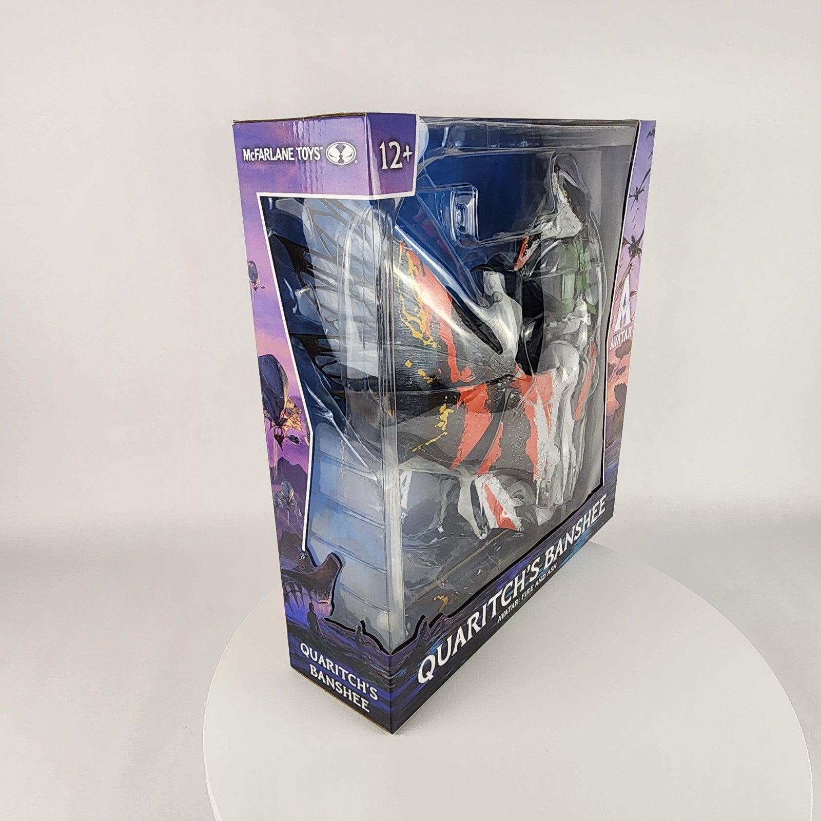 Avatar Fire & Ash Quaritch’s Banshee 7" Creature Figure by McFarlane NIB