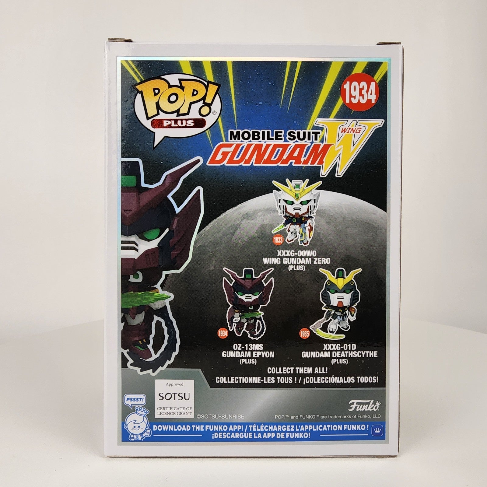 Funko Pop Plus Gundam Epyon #1934 Vinyl Figure Anime Model Mobile Suit New Boxed