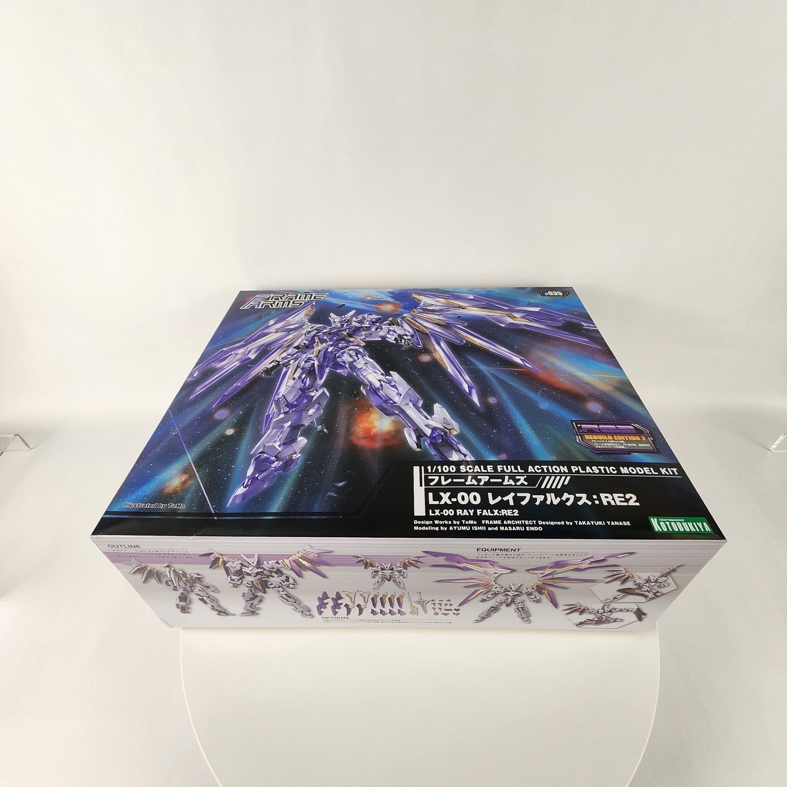 Kotobukiya Frame Arms #035 LX-00 Ray Falx:RE2 1/100 Model Kit Plastic Mecha