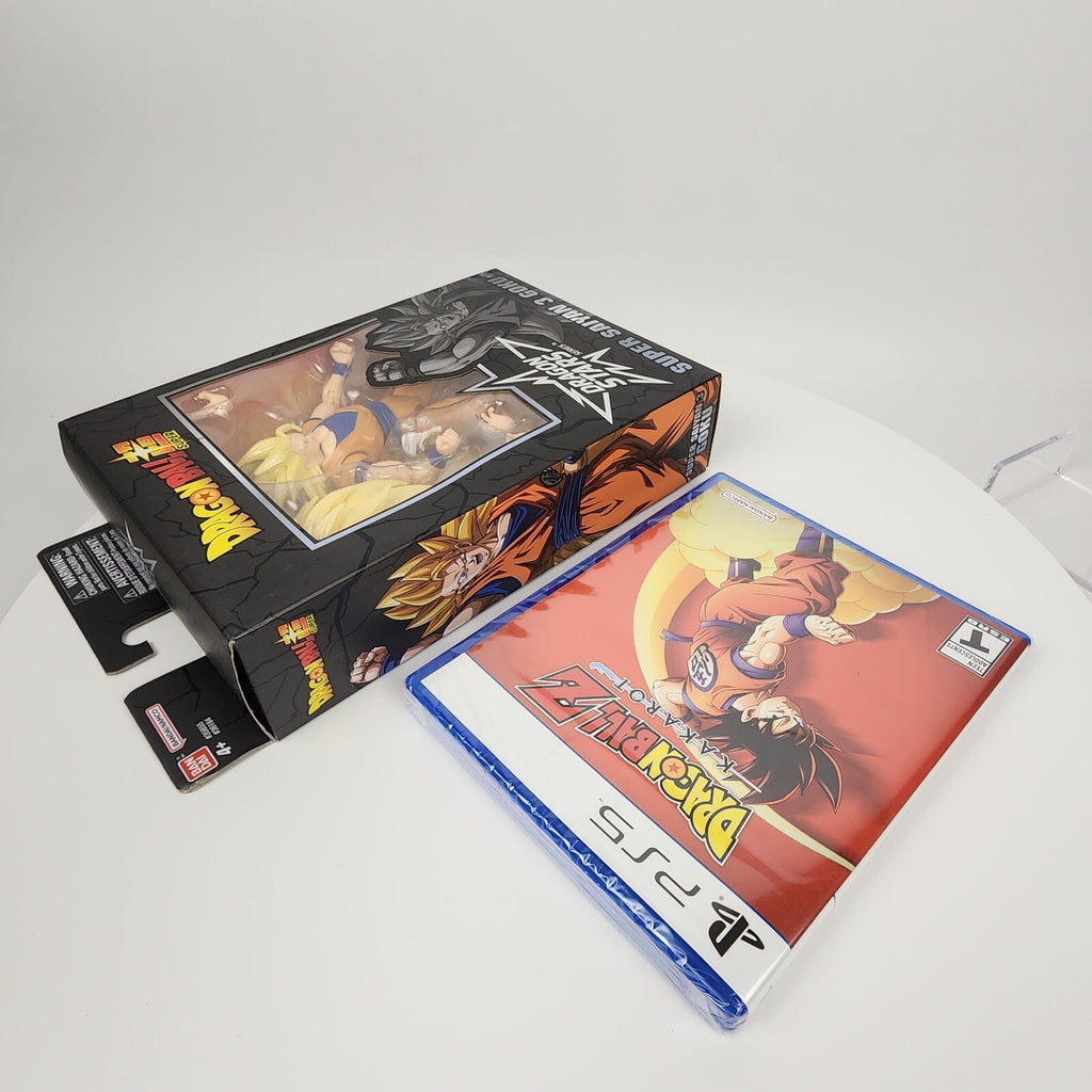 Dragon Ball Z Kakarot PS5 + Super Saiyan 3 Goku Figure Bundle - NEW!