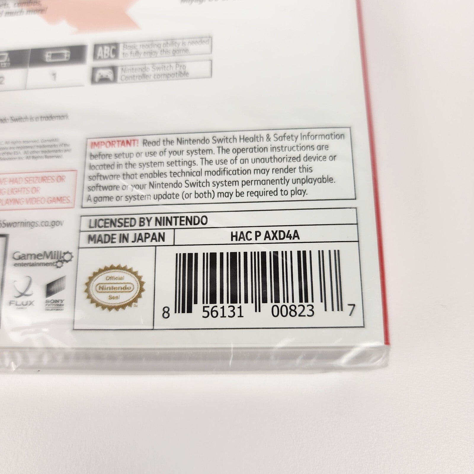 NEW SEALED Cobra Kai: The Karate Kid Saga Continues - Nintendo Switch (2020)