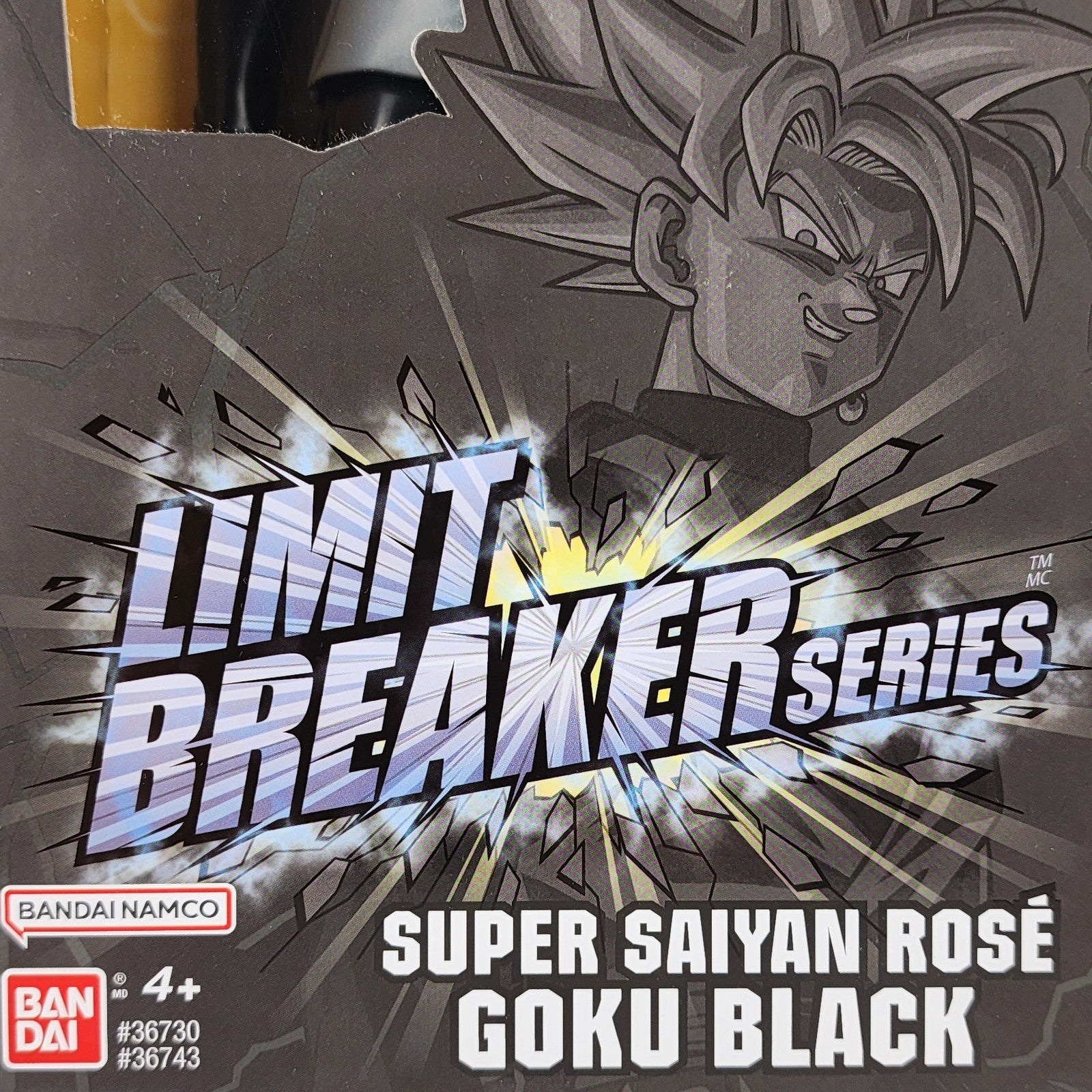 Dragon Ball Super Goku Black Rosé 12" Figure Limit Breaker Series Bandai 2023
